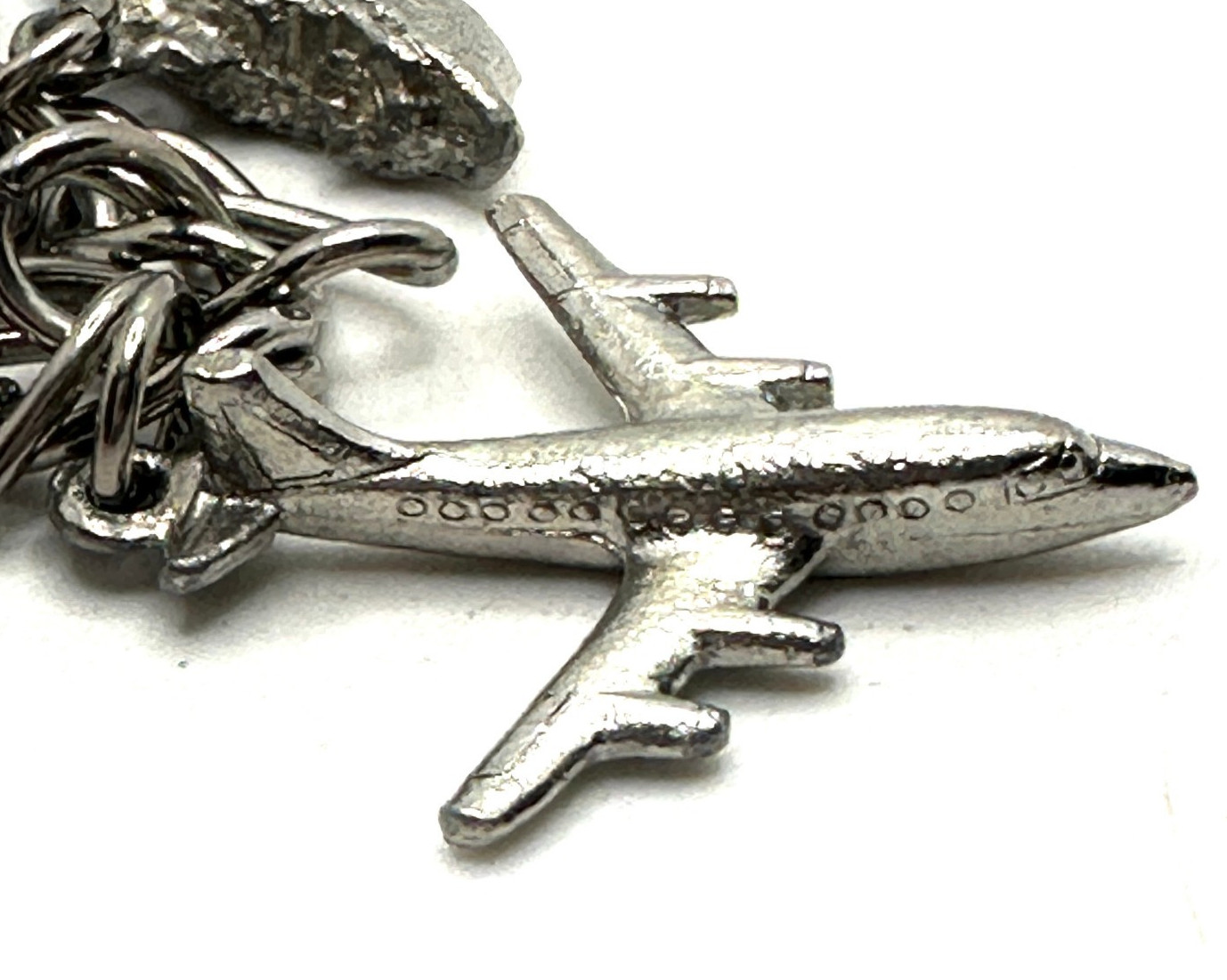 Vtg Worlds Fair 1962 Seattle Charm Bracelet Totem Pole Train Warship Cent 21