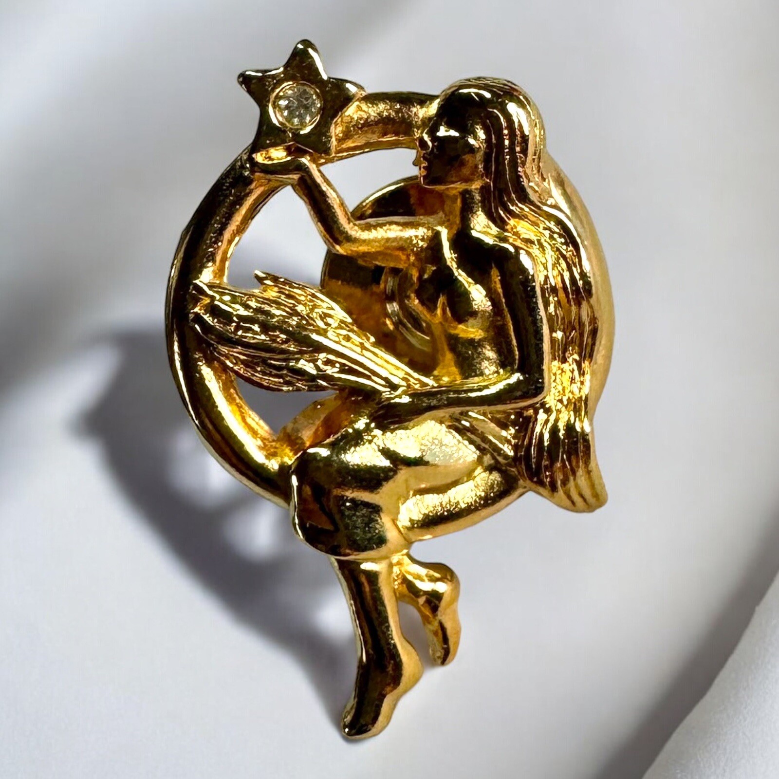 Vintage Avon Signs Of The Future Pin – Virgo Zodiac Sign