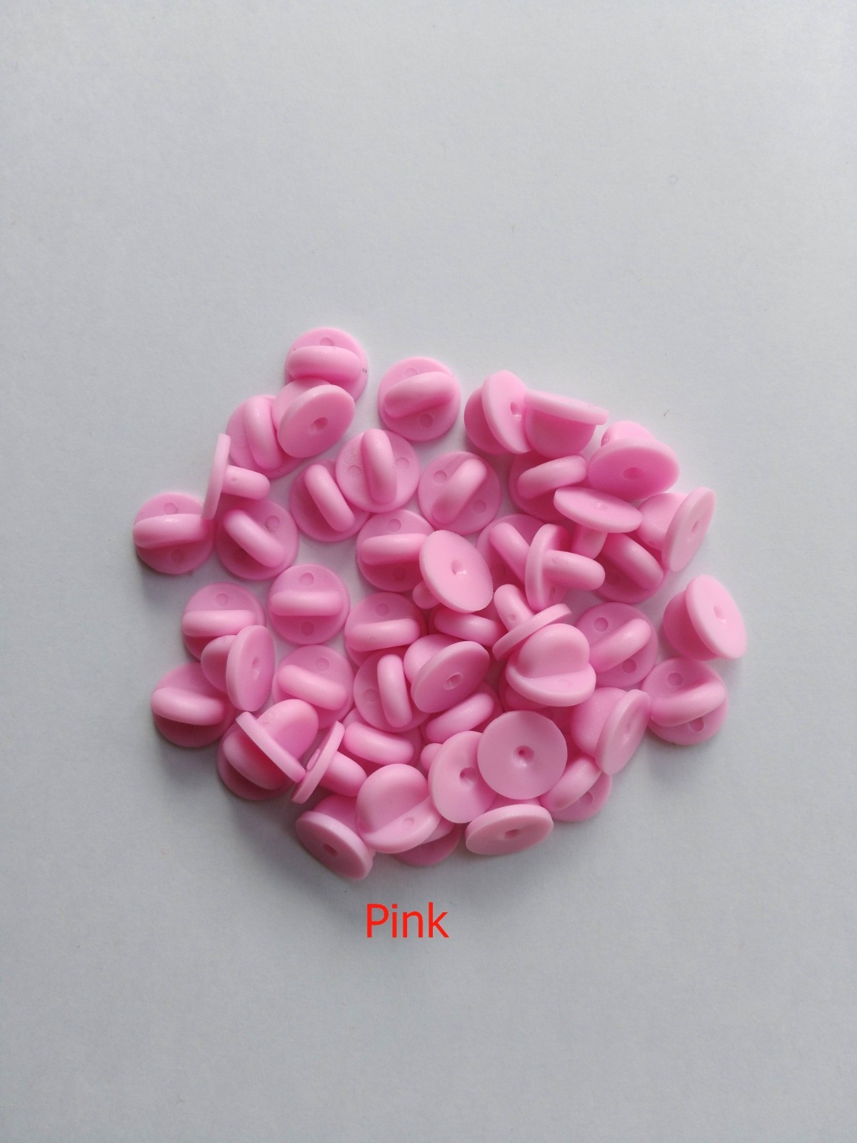 wholesale pvc rubber pin back clasp clutch hold for lapel enamel badge military