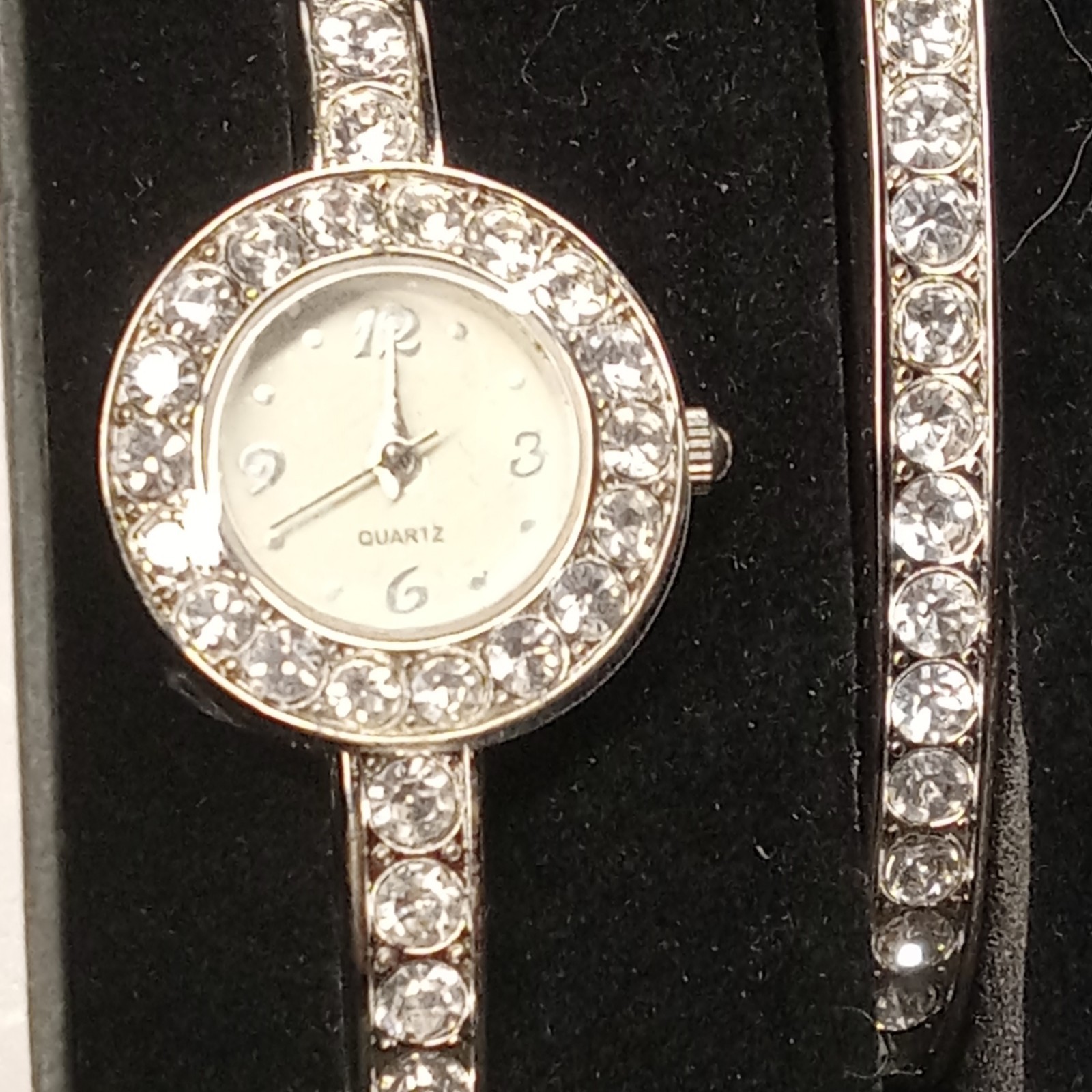 Diamanté Watch and Bracelet New in it’s original Box (New Old Stock)