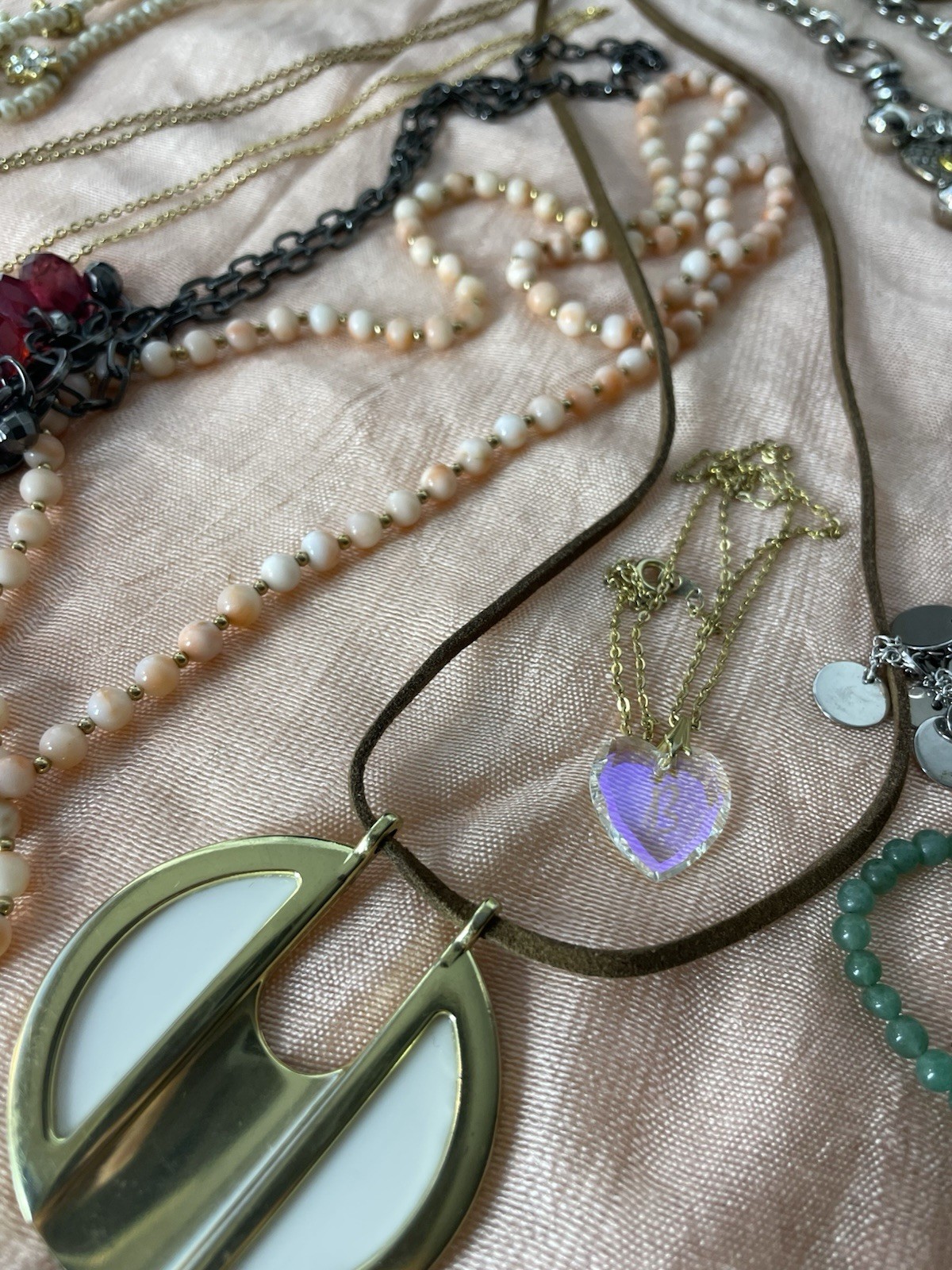 Lot Of Mixed Costume Jewelry See Pictures Details/Wear