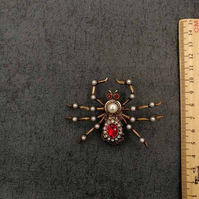 Antique French Enamel Brooch Pins Halloween Pumpkin Animal Plant Brooch Pin 1