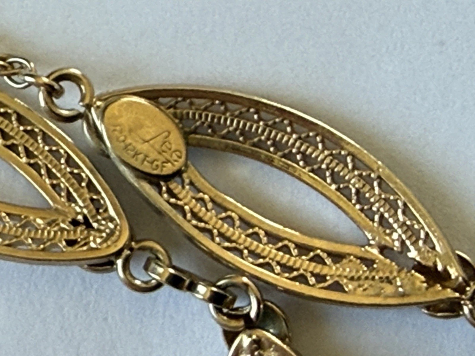 12 Kt GF 18” Necklace Gold Filled Signed LEE