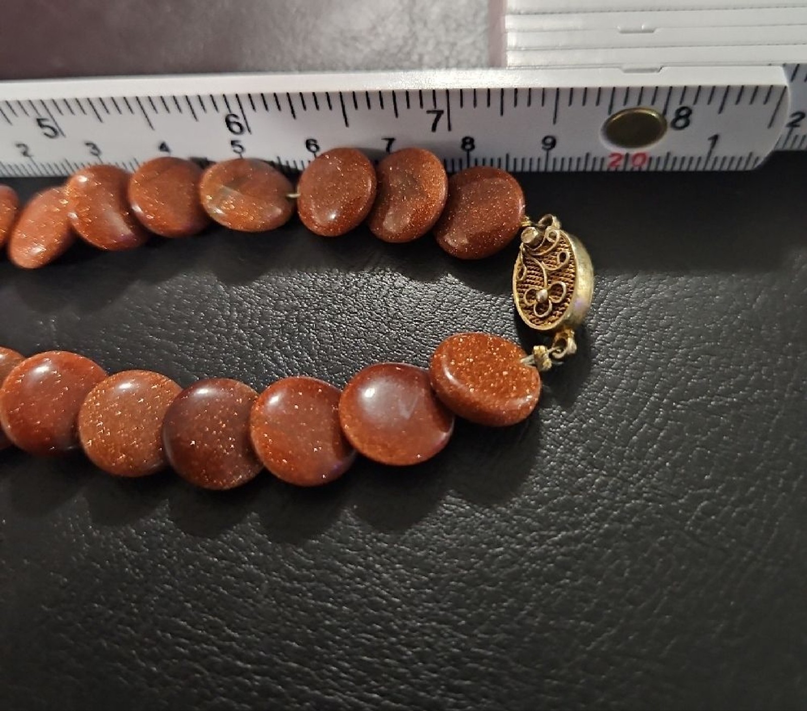 Elegant Goldstone Necklace