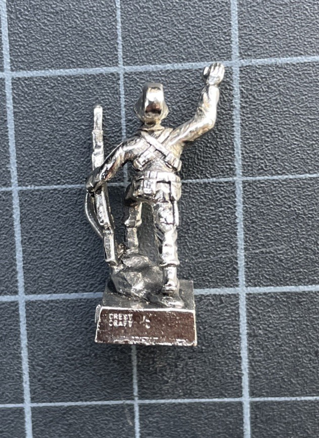 Crest Craft US Army Infantryman Fort Benning Georgia 3D Soldier Charm Pendant