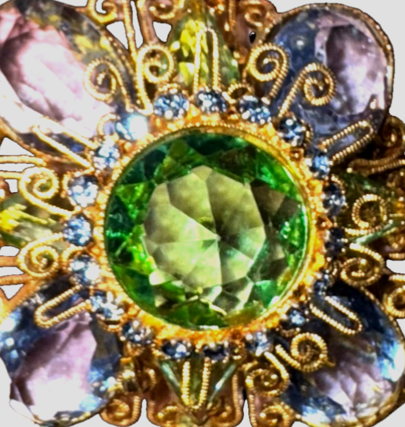 Rhinestone Vintage Jewelry Brooch Lockets Crystal Coro Juliana Weiss Robert Hobe