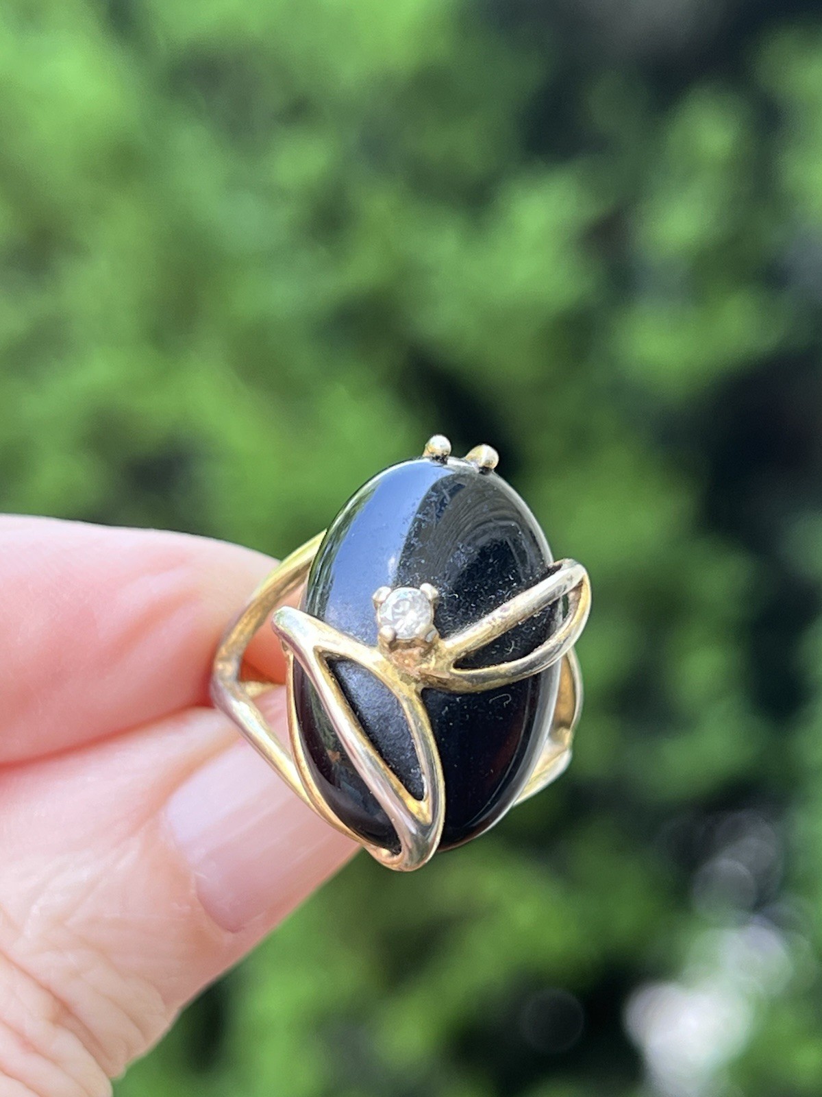 Vintage Black, White, & Gold Jewelry Lot Incl Avon, Sarah Coventry, Monet