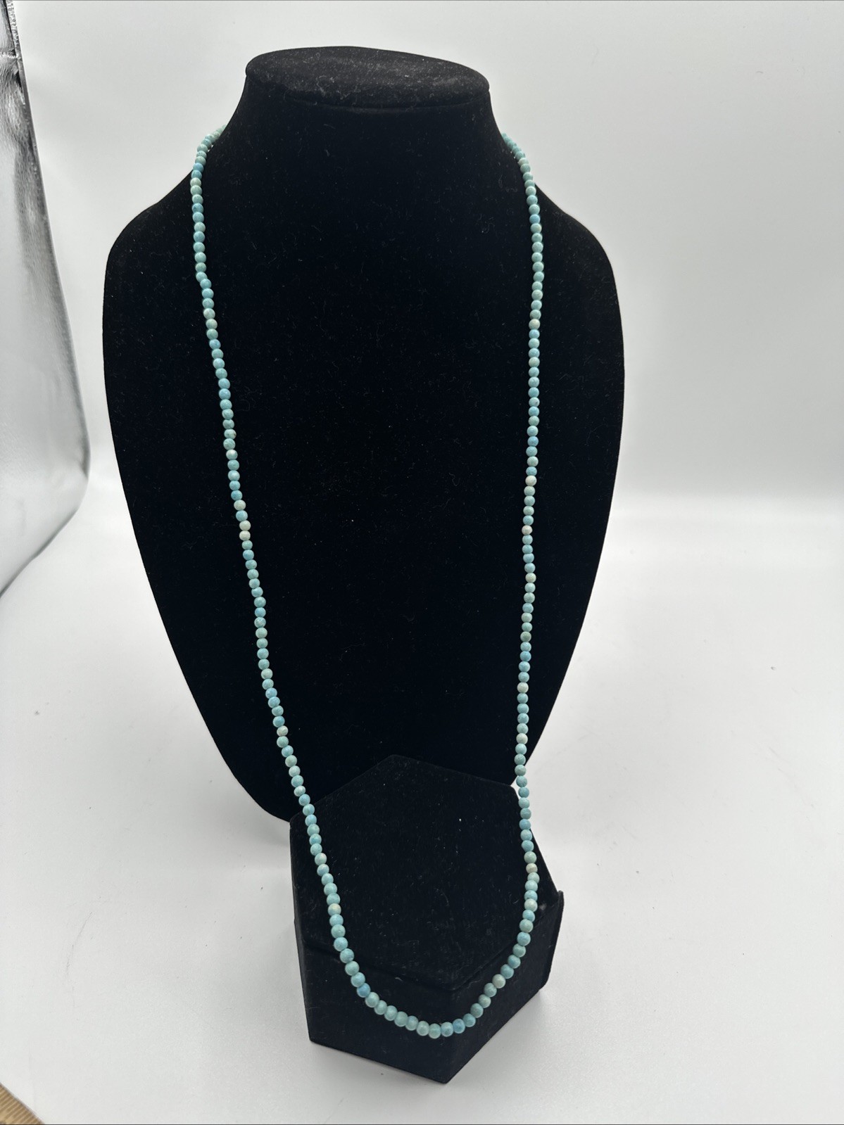 Beaded Necklace Mixed Lot Assorted Necklaces Small Natural Synthetic Bead 4 mm