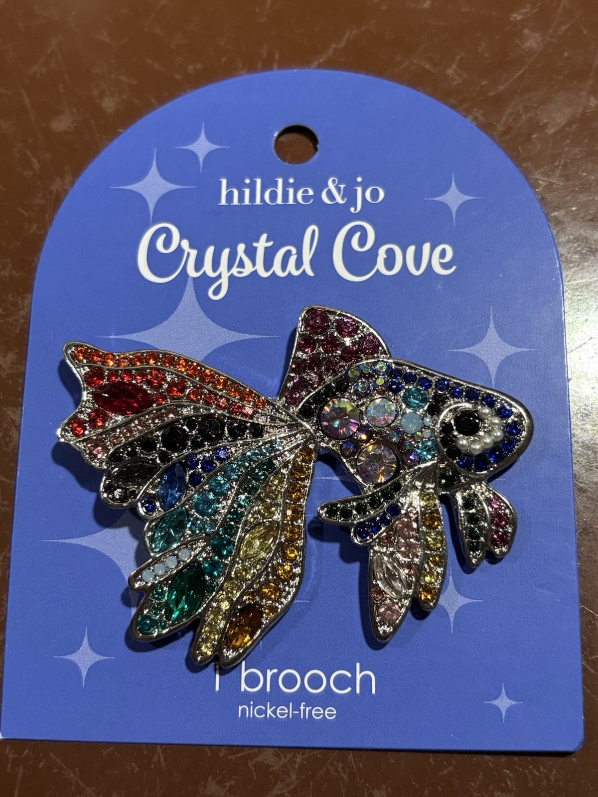 Hildie & Jo Crystal Cove Colorful Fish Brooch Nickel-Free Jo-Ann Stores