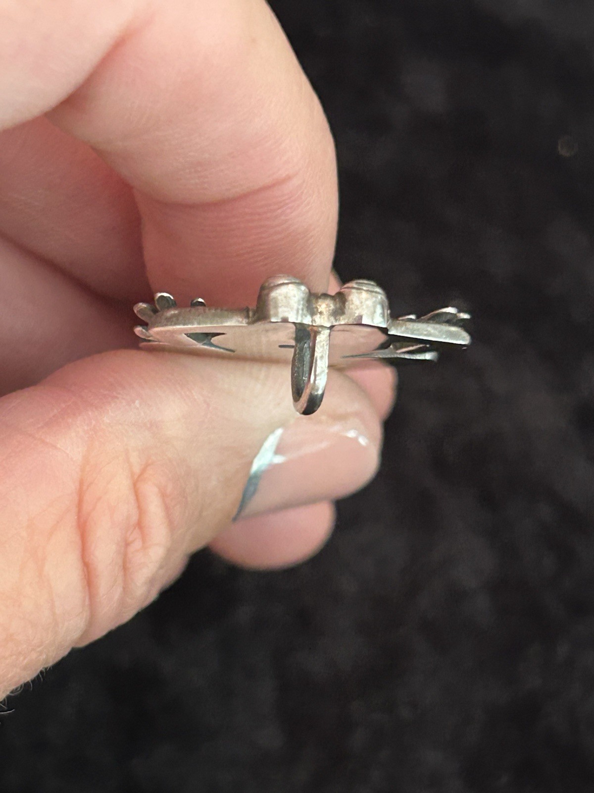 Sterling Silver Tree Frog Pendant 7.6 Grams 1.5 Inches Tall Vintage Jewelry