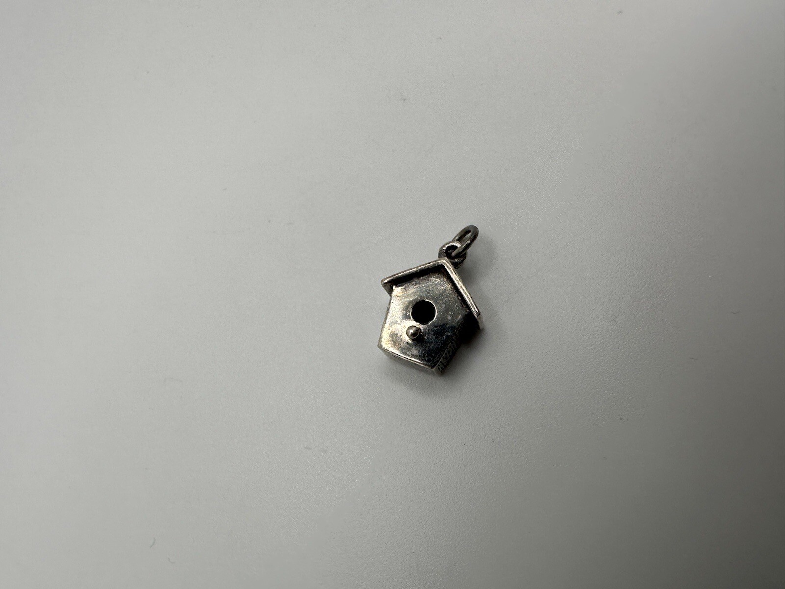 VNT Sterling Silver Brown County Silver Co Bird House Bracelet Charm 2.2cm JB6