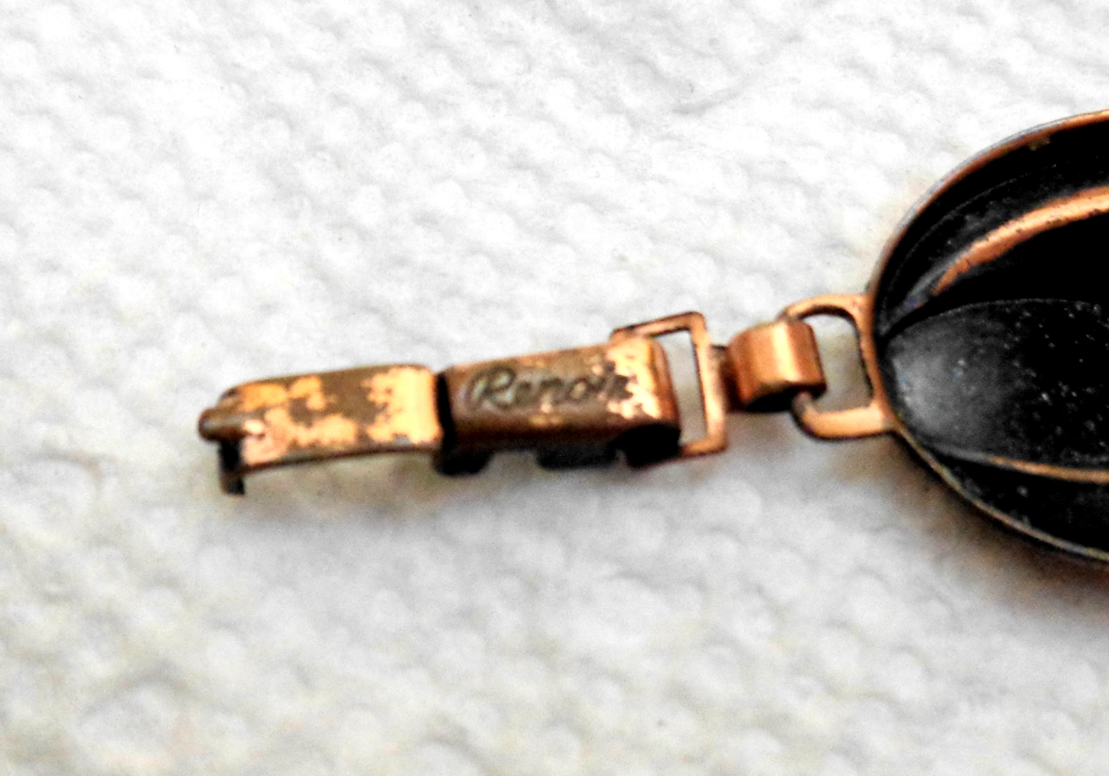 7 inch Vintage Solid Copper Renoir Stylized Tulip Bracelet 11/16″ 20.9 gm