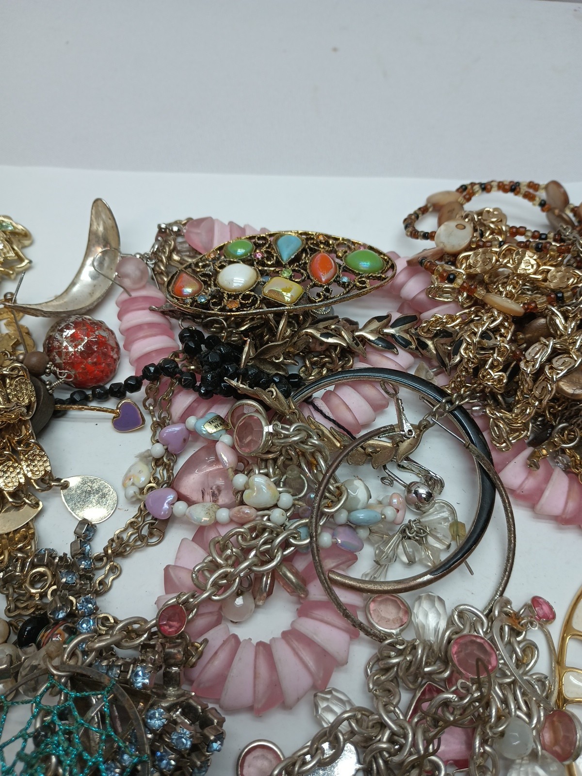 1 Lb REDESIGN/CRAFT FASHION/COSTUME JEWELRY LOT