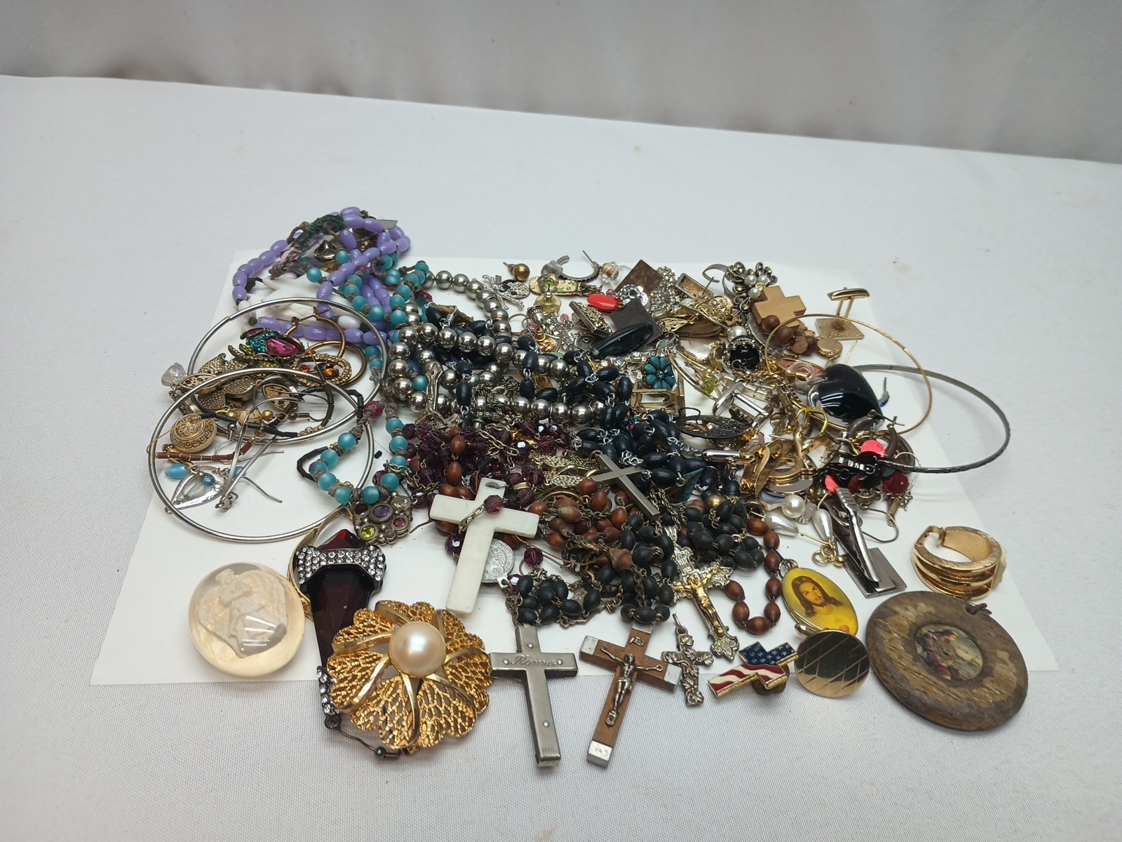 1 Lb REDESIGN/CRAFT FASHION/COSTUME JEWELRY LOT