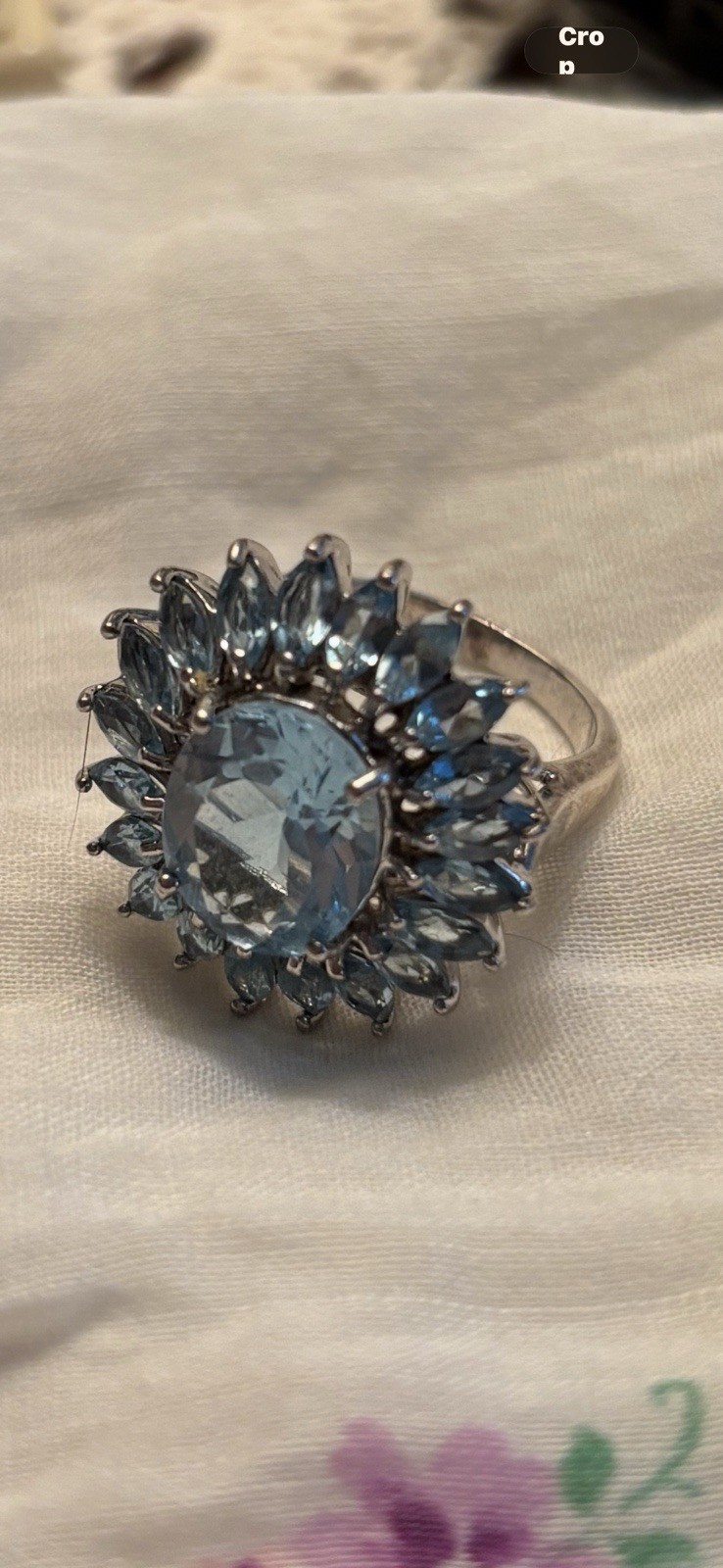Sterling Silver Blue Topaz