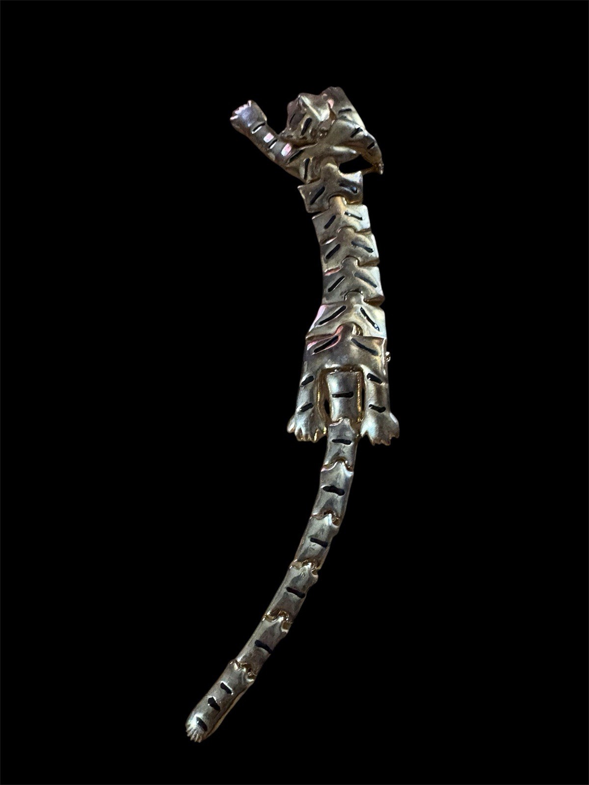 Vintage Articulated Tiger Pin