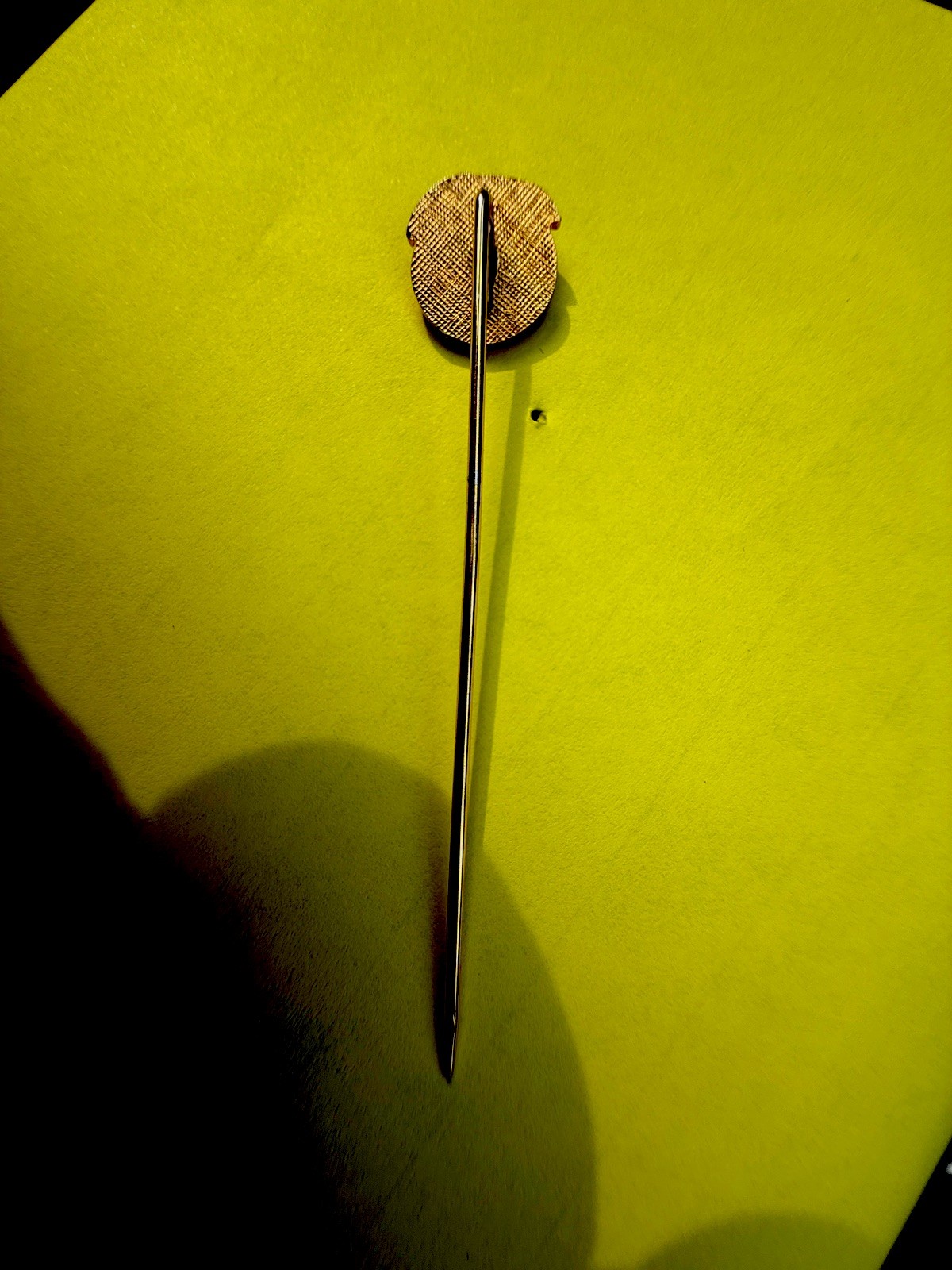 A Happy Vintage Orange Stickpin