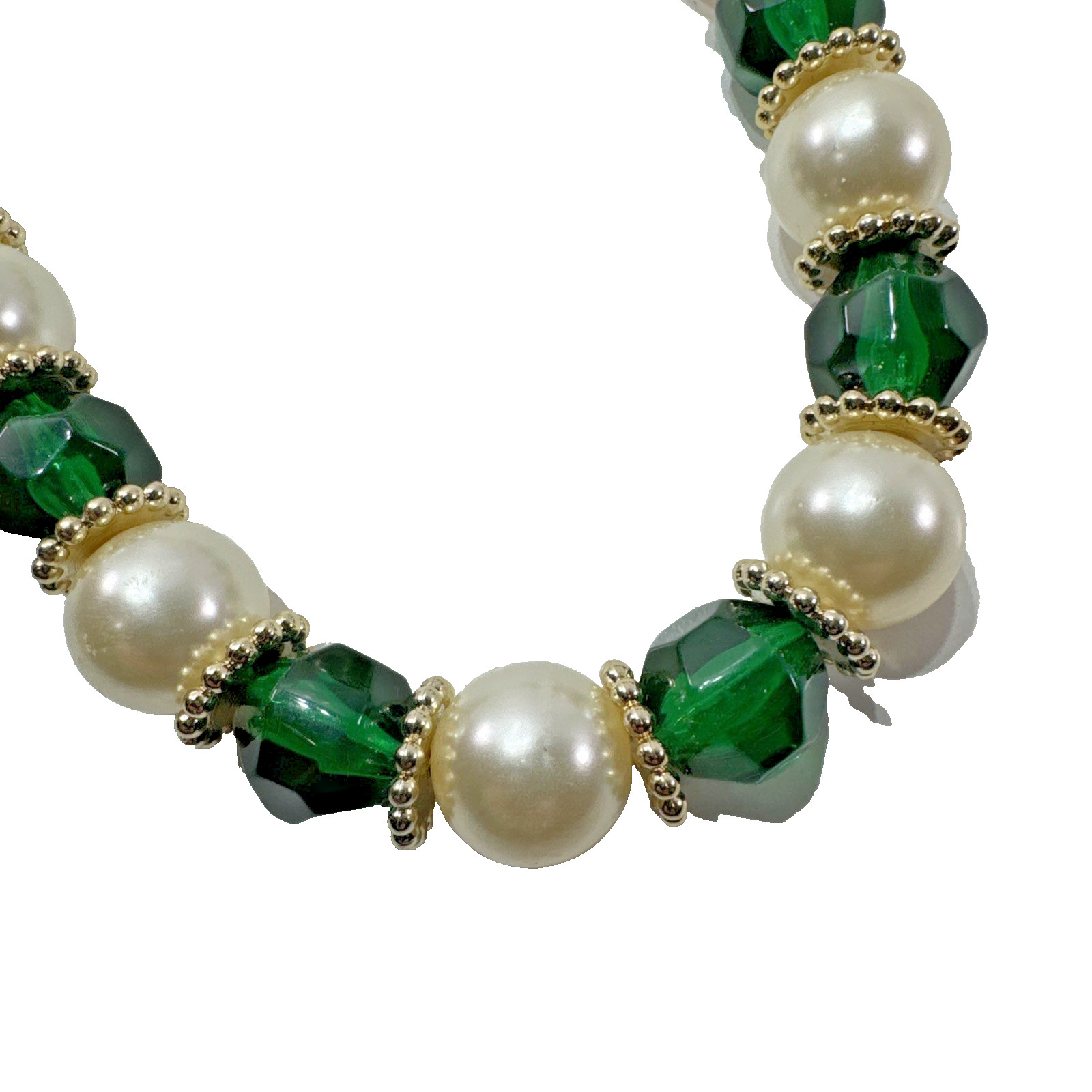 NEW OLD STOCK Vintage GLORIUS BRAND 80s Chunky Costume Necklace & Earrings