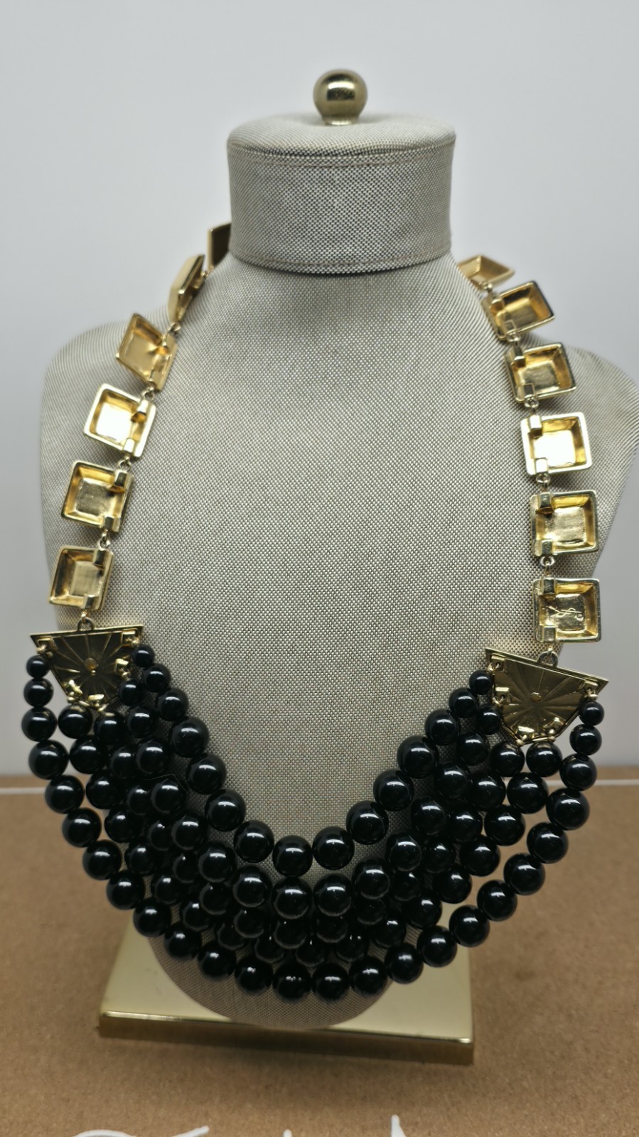 Vintage Yves Saint Laurent YSL Runway Statement Necklace Limited Numbered