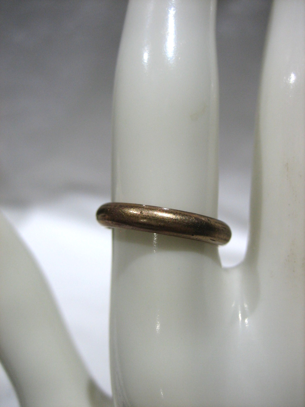 ANTIQUE 1/100 10K RGP PINKIE RING BAND SIZE 5.5
