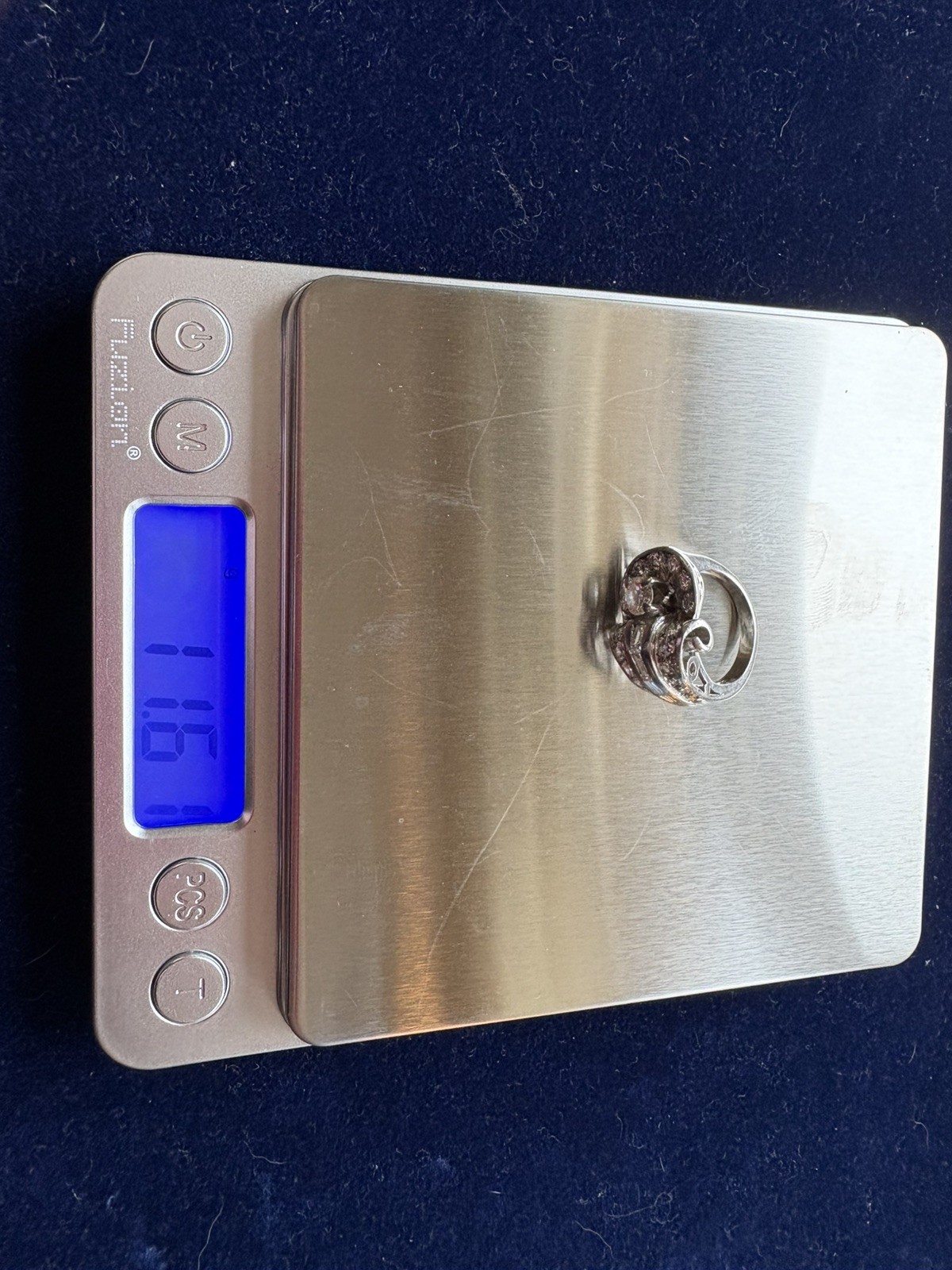 Antique Art Deco 18K 11.61 grams White Gold and diamonds