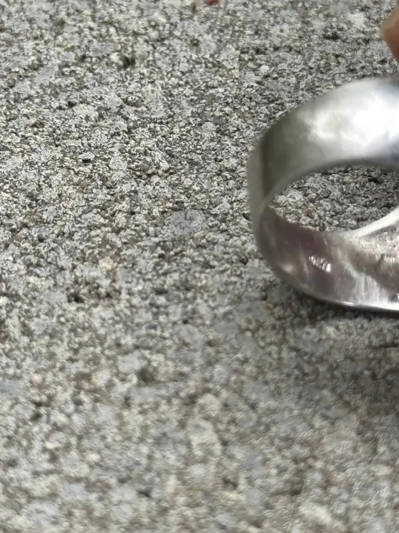 vintage artisan ring sterling silver 925