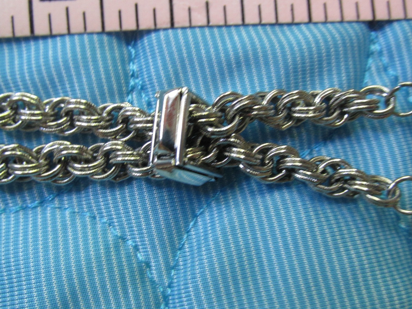 Vintage Ball Tassel Necklace Silver Tone Adjustable Slide 26 Inch bolero style