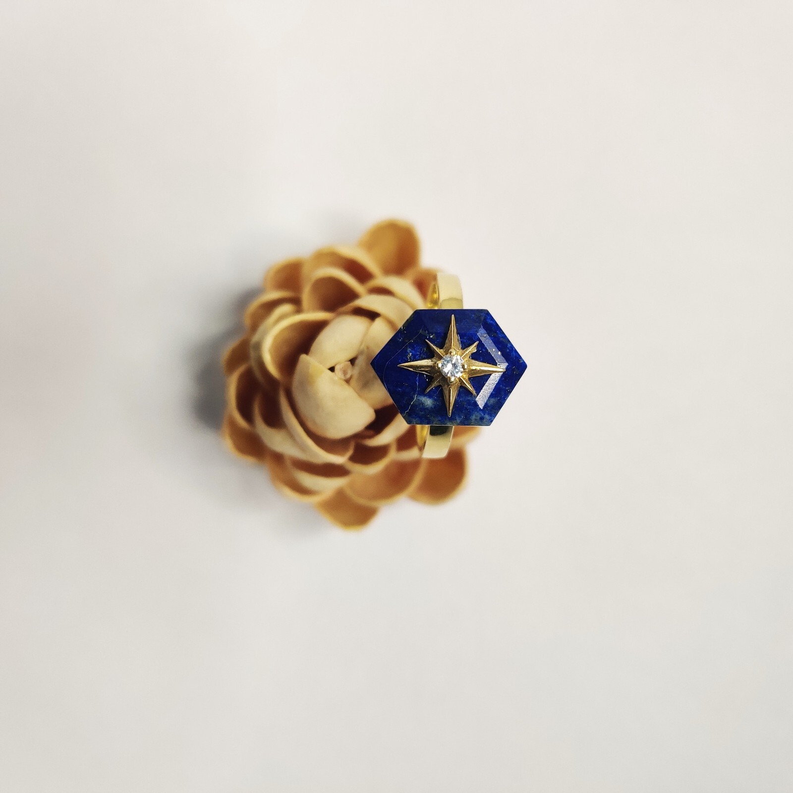 Lapis Lazuli Antique 925 silver vintage Victorian art deco handmade ring gift