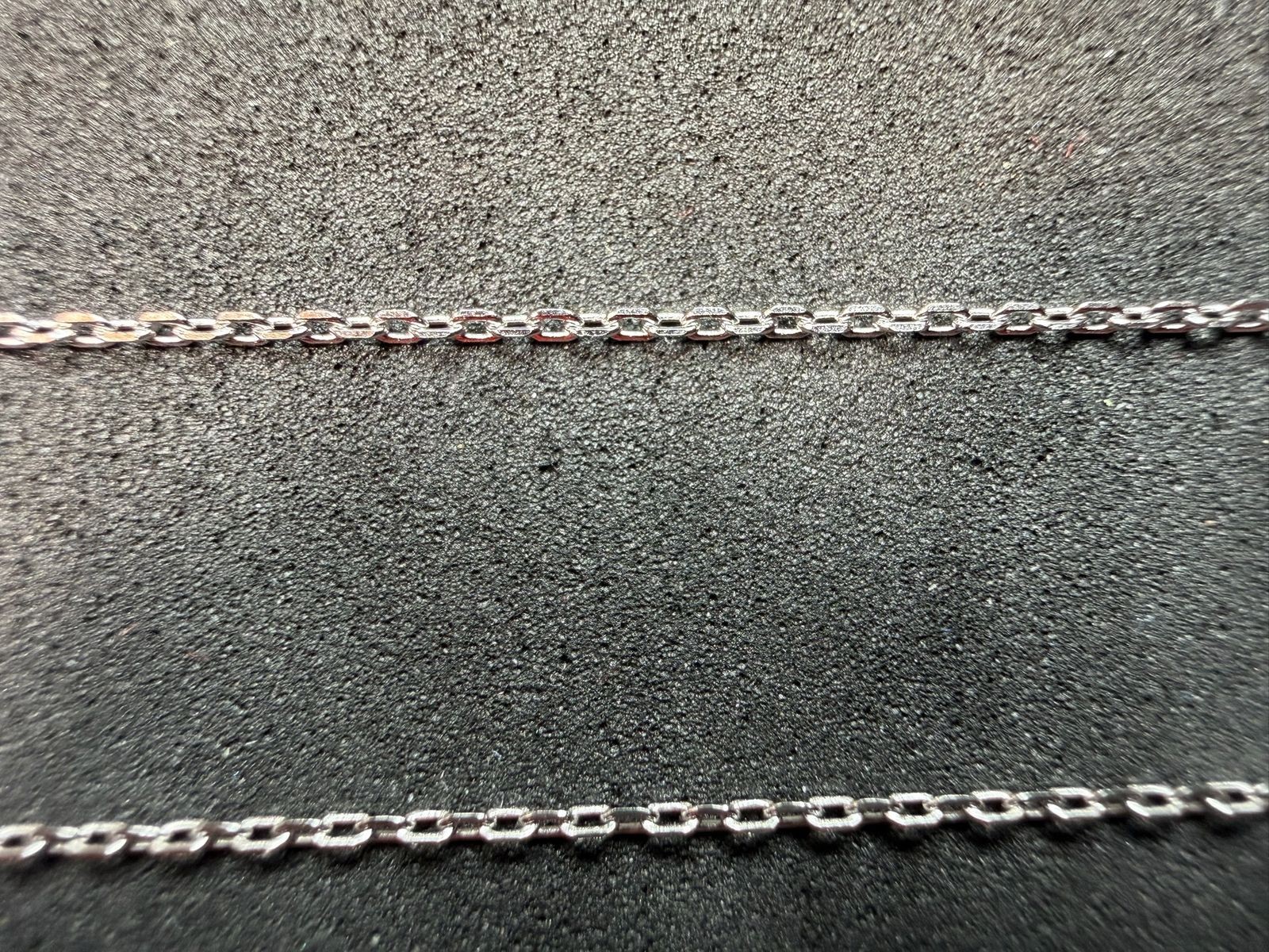 1.23g Vintage Sterling Silver 925 Adjustable Cable Chain Necklace 21 in M