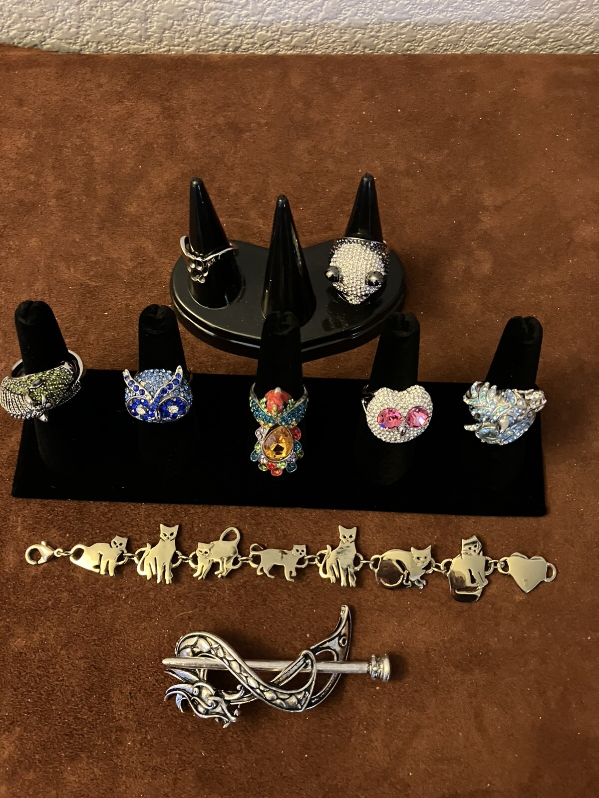 Animal Jewelry Lot – Mixed Metals – See Description