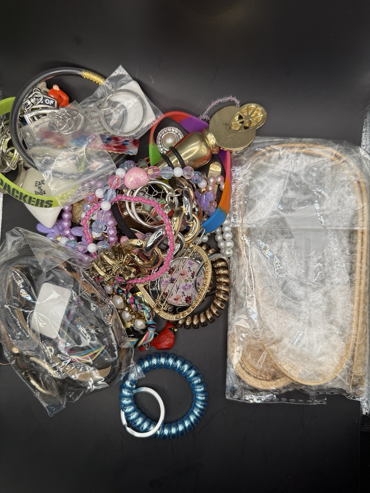 1 lb Lot Vintage & Modern Jewelry “Tangents” Bracelets Beads Junk And MORE
