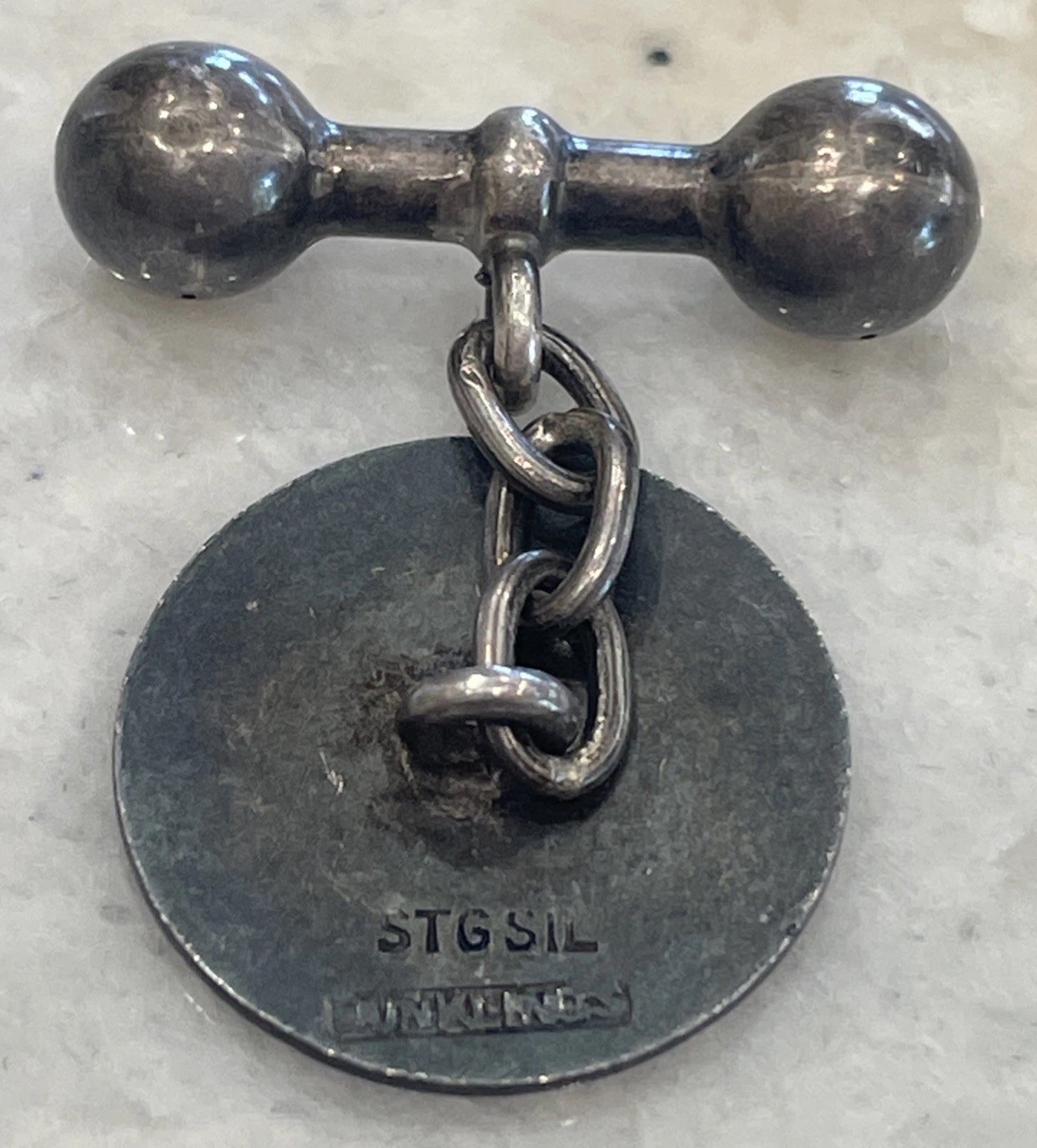 Antique Dunklings Cufflink Australian Federation-era Australian Coat of Arms