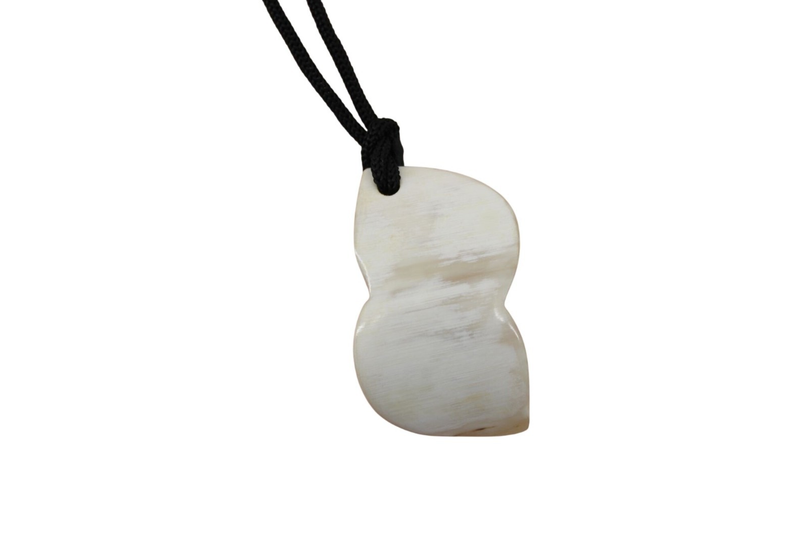 Bovine Horn Cow Pendant Bleached Vintage 93950