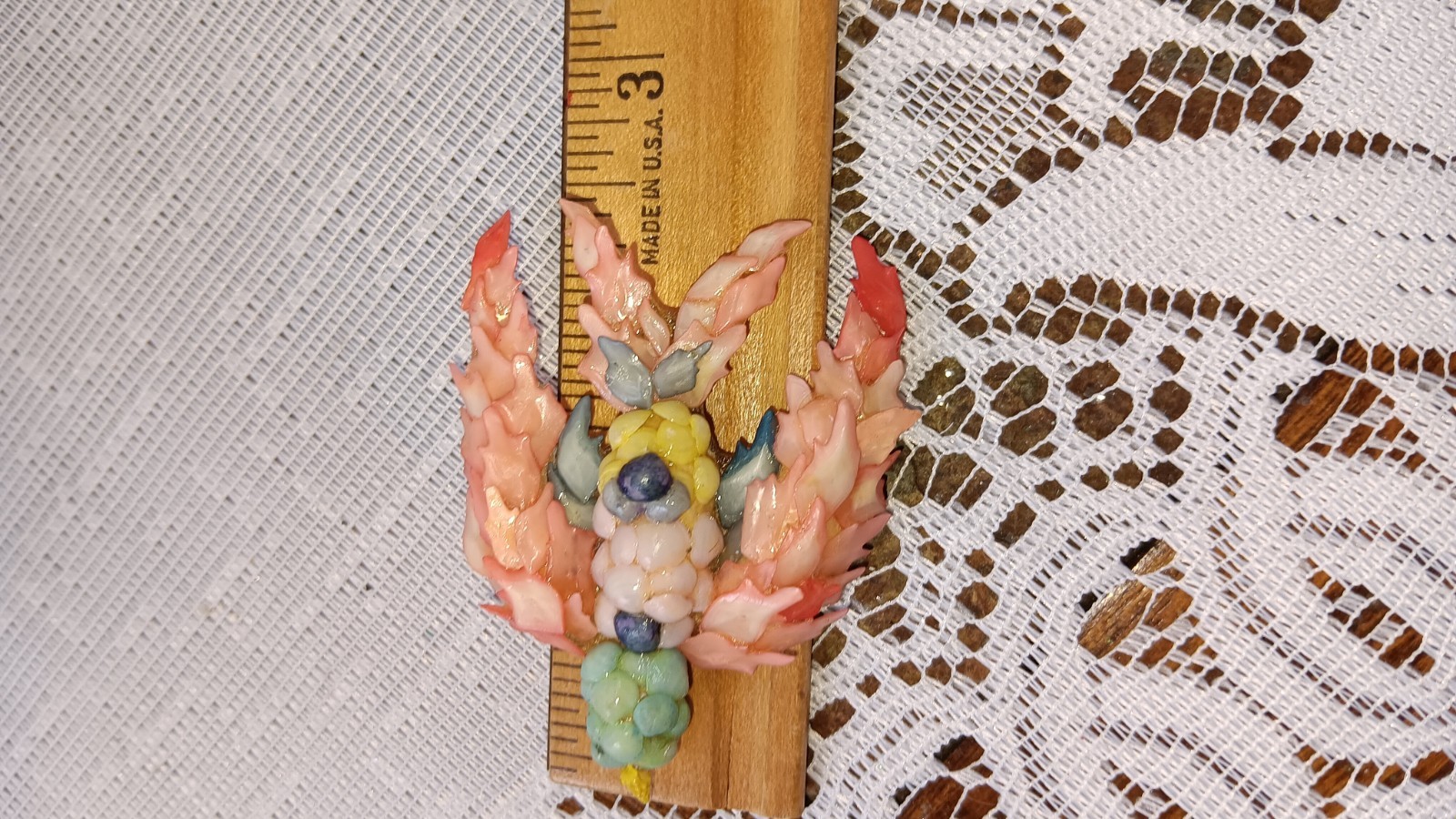 Vintage Shell Bird Pins Brooch
