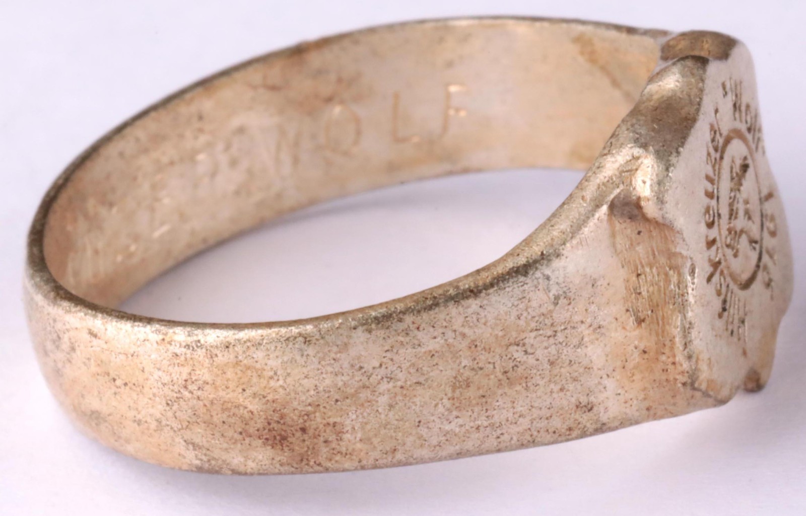 Wolf 1916 WW1 Imperial German Navy ring Hilfskreuzer WWI Kaiserliche Marine Army
