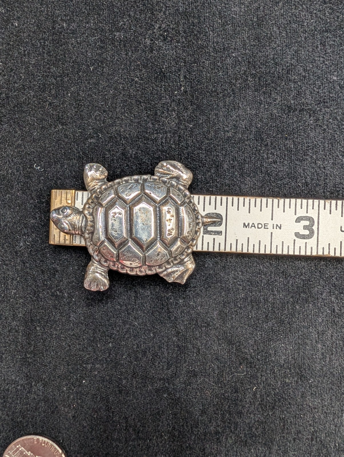 Danecraft Sterling Silver 925 Turtle Pin/ Brooch Vintage