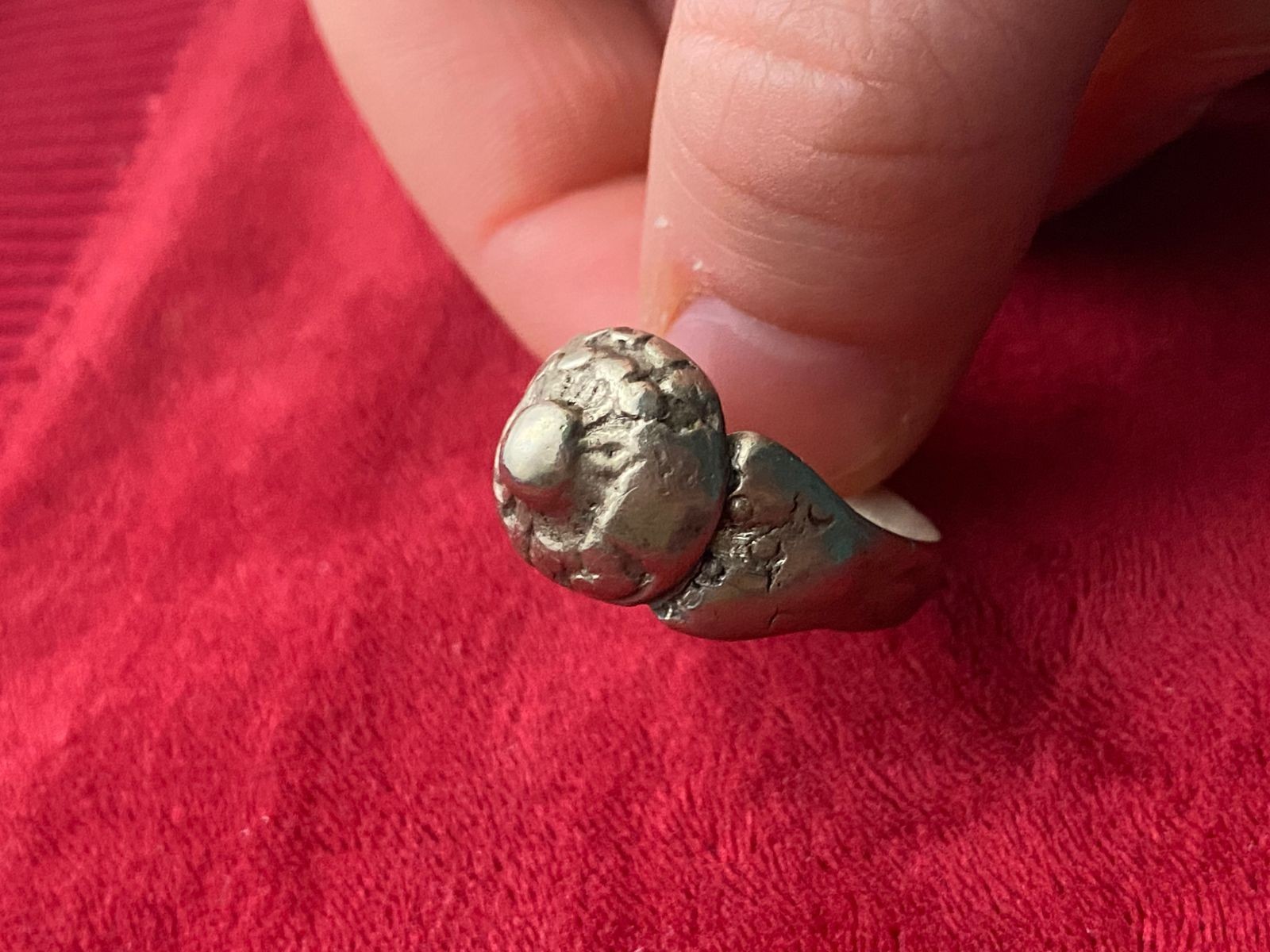 RARE Ancient Byzantine Silver Handmade Ring 189