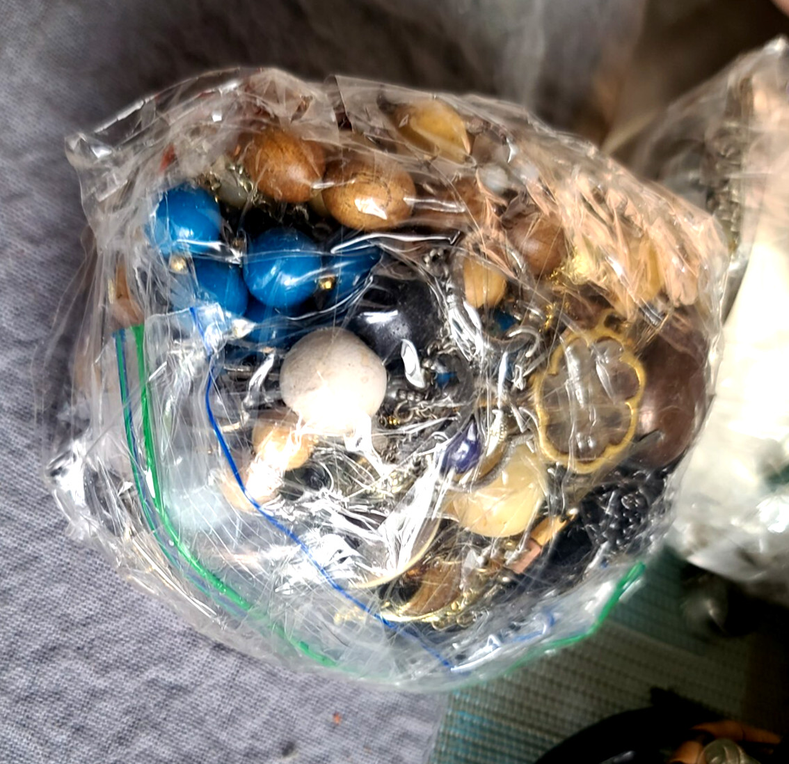 #3 Vintage to Now Jewelry Grab Bag SOME NEW W/WITHOUT TAGS All Wearable 1 LB+