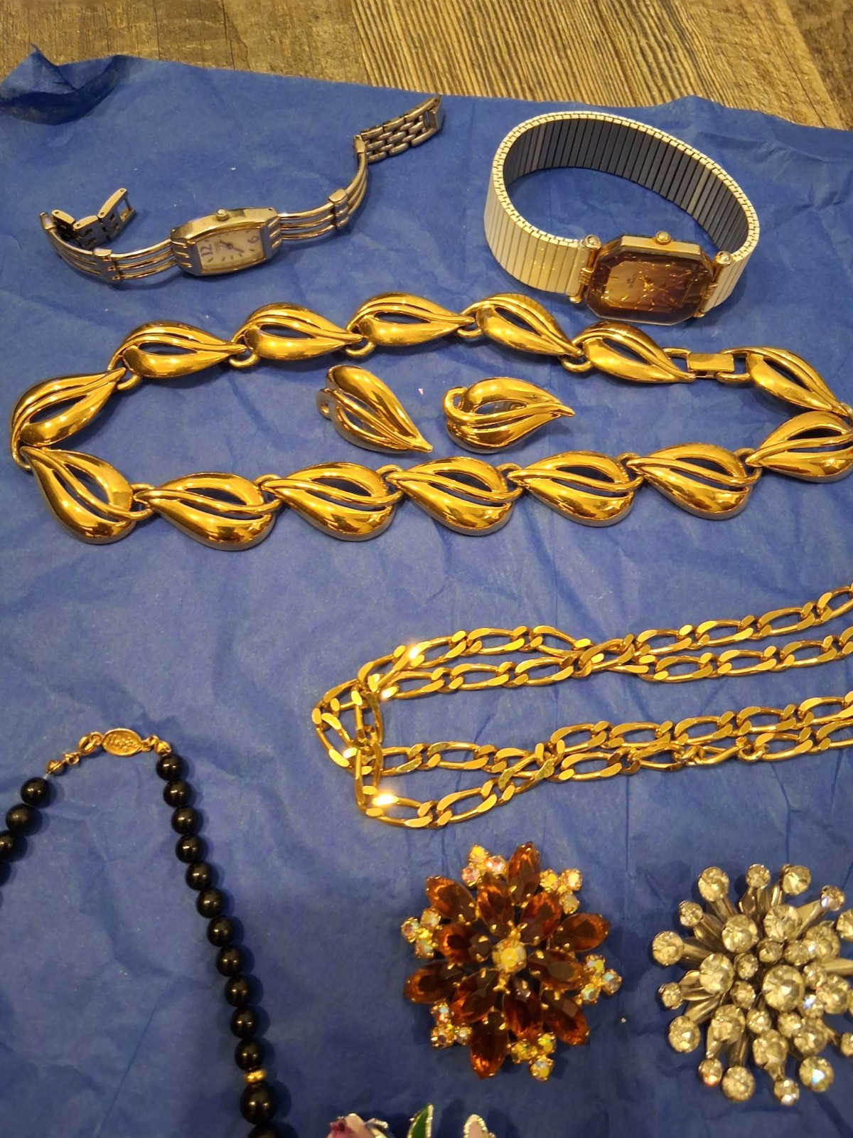 Vintage Jewelry. Monet, Napier, Coro, Givenchy, Joan Rivers, Ora, Bulova, Etc