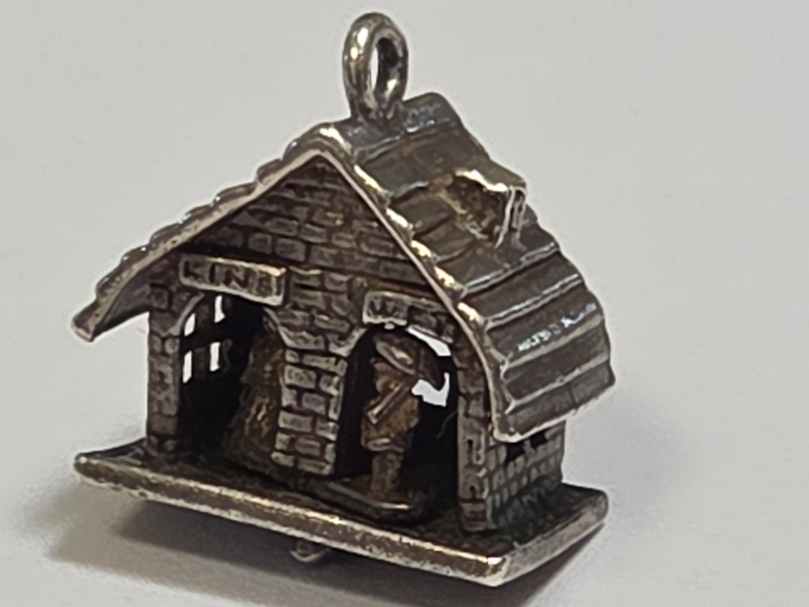 Sterling Silver ~ Restroom Charm ~ Men’s Woman’s Side ~ MOVES ~ VINTAGE