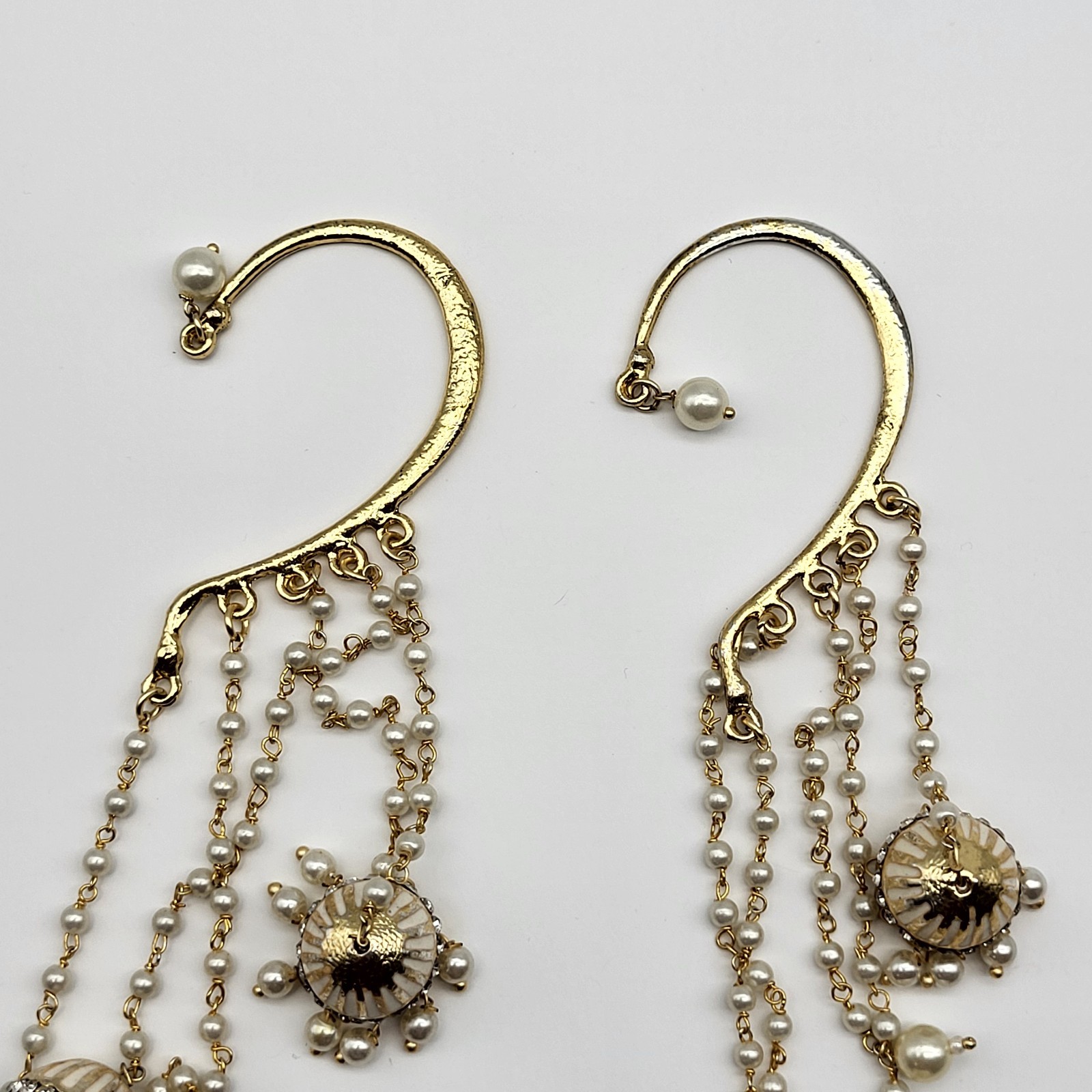 Vintage Earring Lot Long Ear Cuff Belly Dancer Hoho flamboyant Sexy