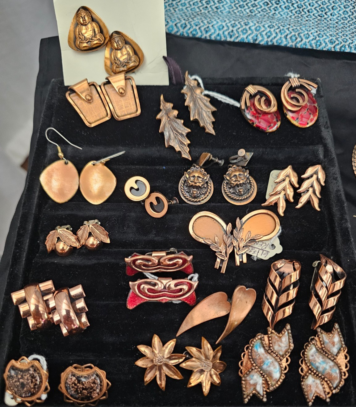 Estate Collection Vintage Copper Jewelry RENOIR Rebajes & More- 73 pcs