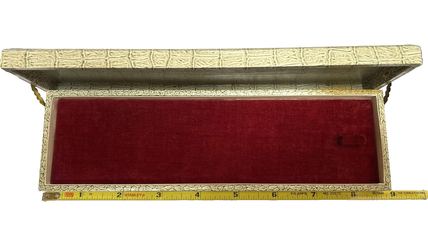 Vintage Double‑Strand Faux Pearl Sweater Guard – Japan Nissei Co. – Original Box
