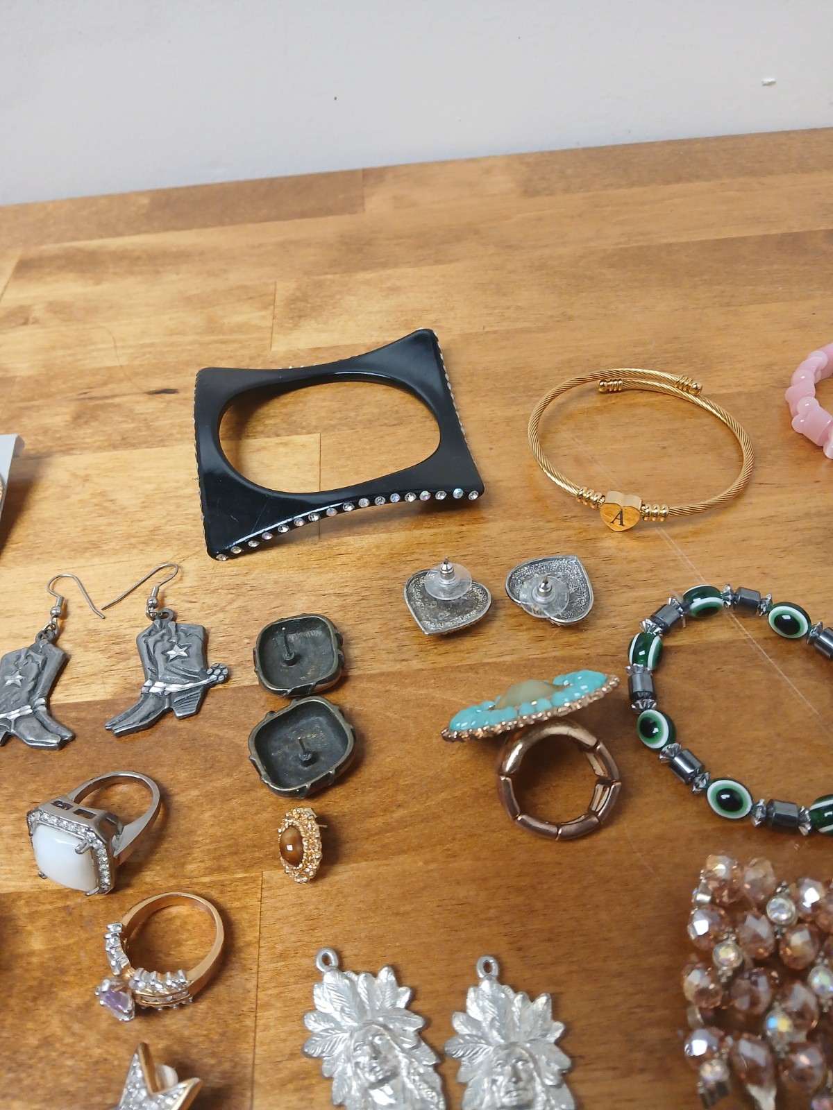 Mystery Silver Tone Accessories – Jewelry lot Vintage Clip On Bracelet Pin