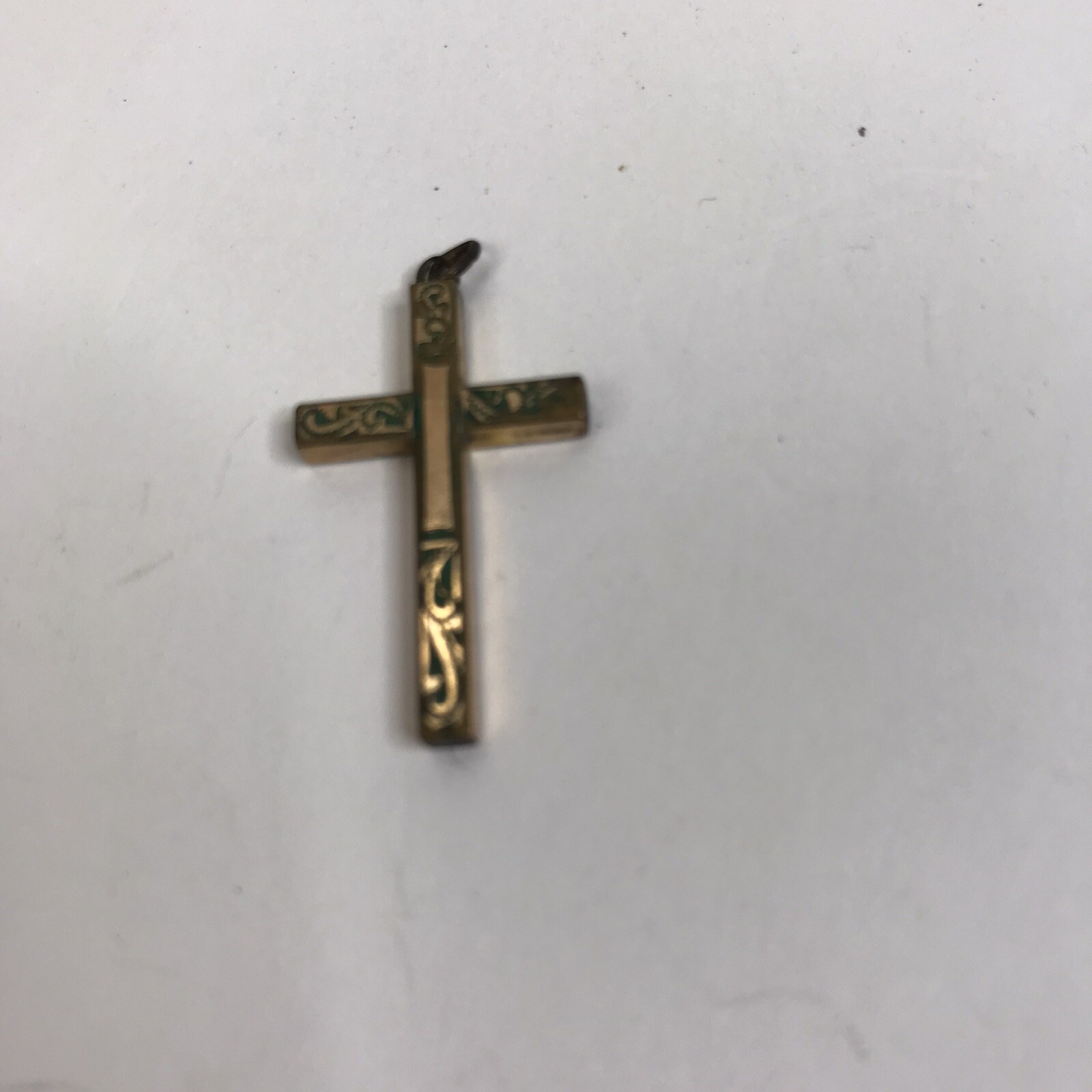 Vintage Cross Pendant 1/20th 12K MFG Religious Christian Jesus jewelry