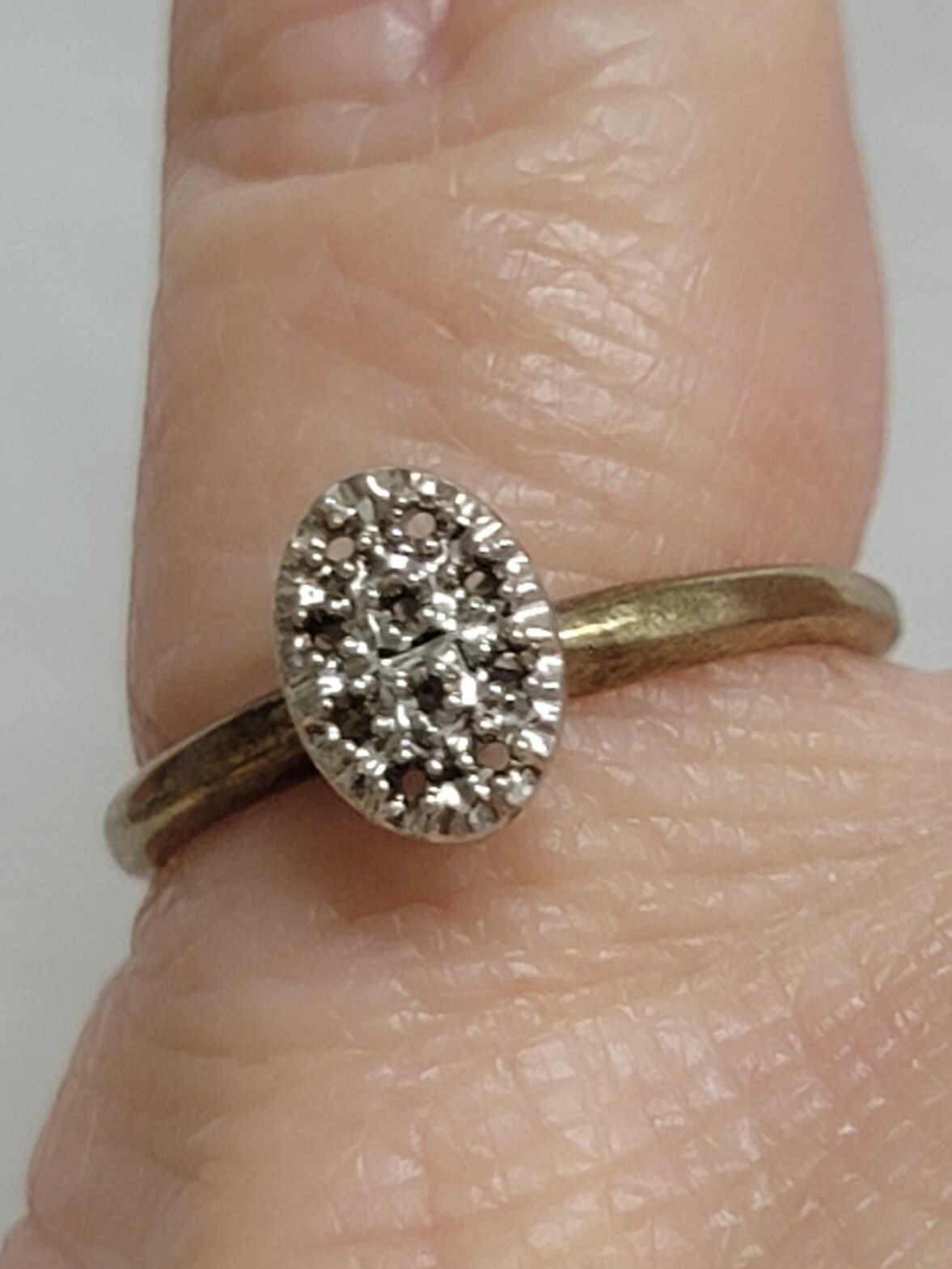 5 Vintage Brass Wedding Rings Salesman Samples No Stones Size 5.5 To 6.5