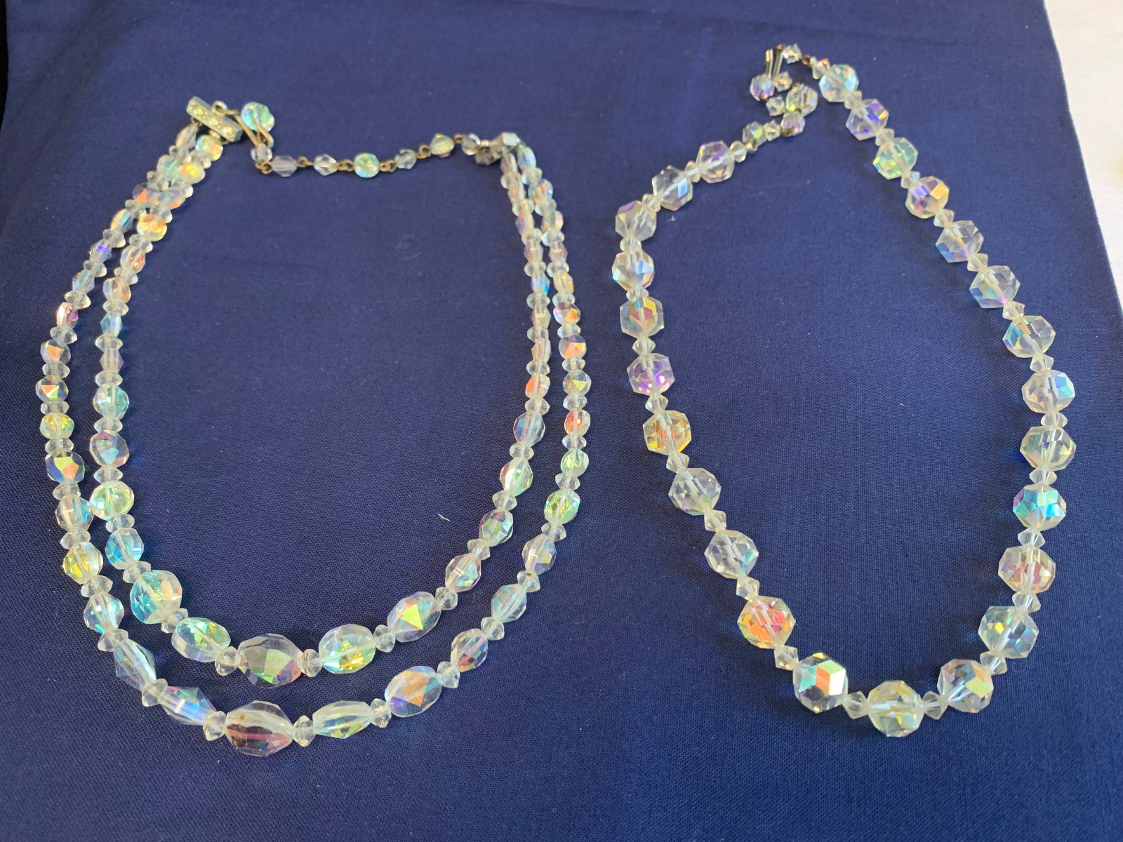 Vtg Costume Jewelry Lot Taylor Made Kramer Elco Coro Aurora Borealis Rhinestone