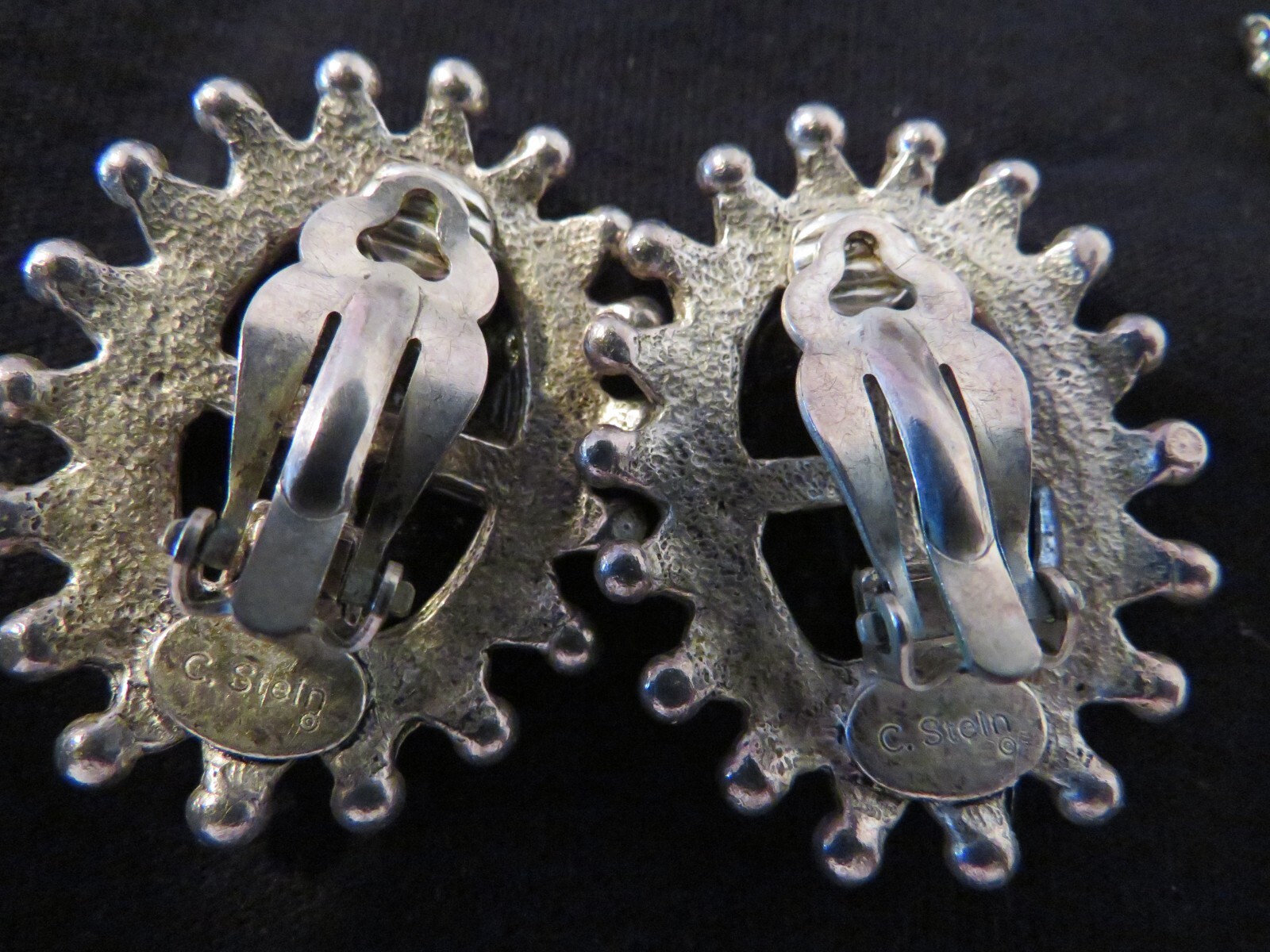 VINTAGE LOT 9 Signed Earrings RARE Kramer Renoir Matisse C. Stein Monet Coro