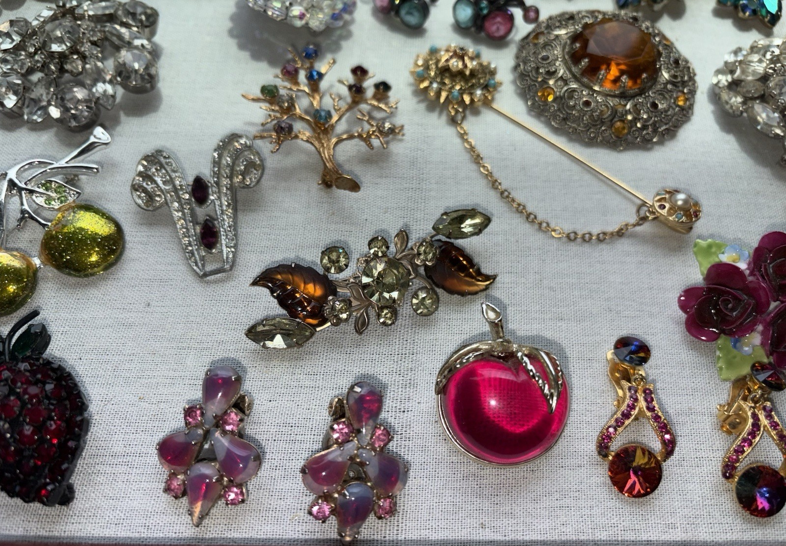 Vintage Jewelry Lot Trifari Bogoff Coro By David Warner Kramer Krementz Juliana