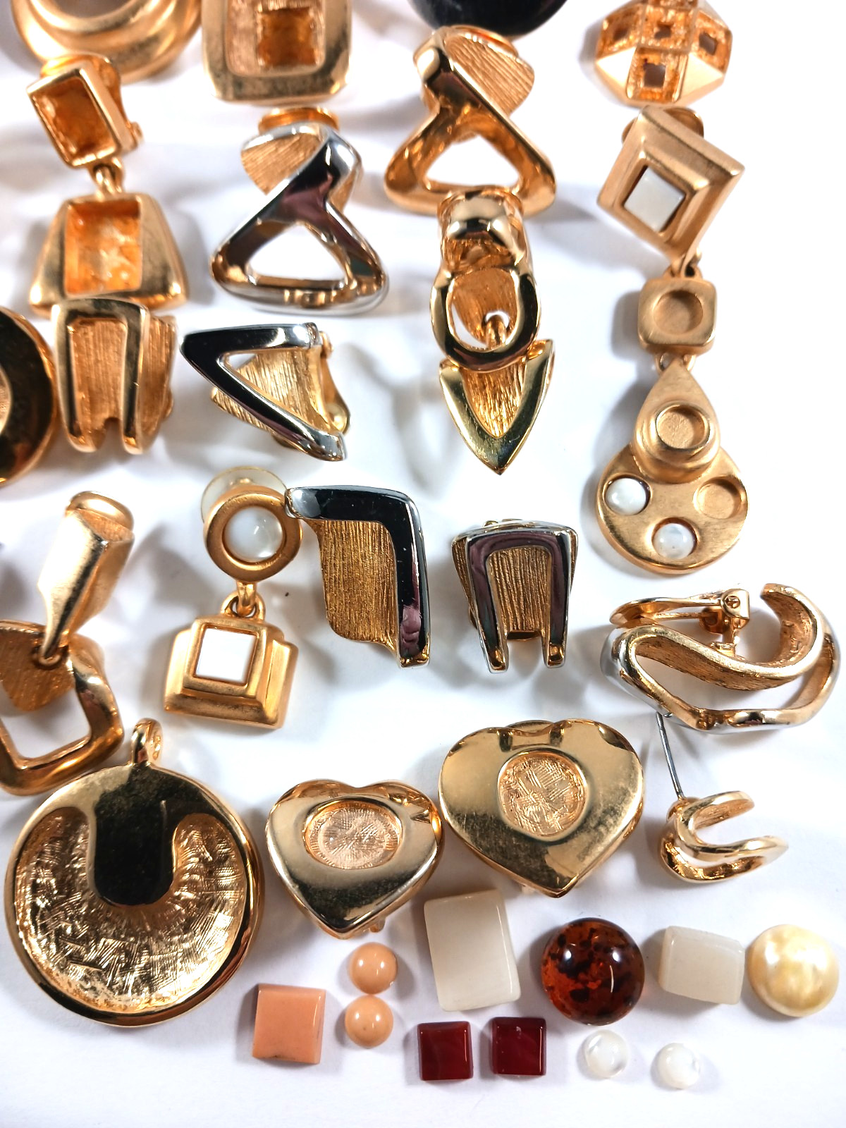 Clara Studio Asymmetry Single Earrings & Pendants Lot ~ Crafts Repurpose